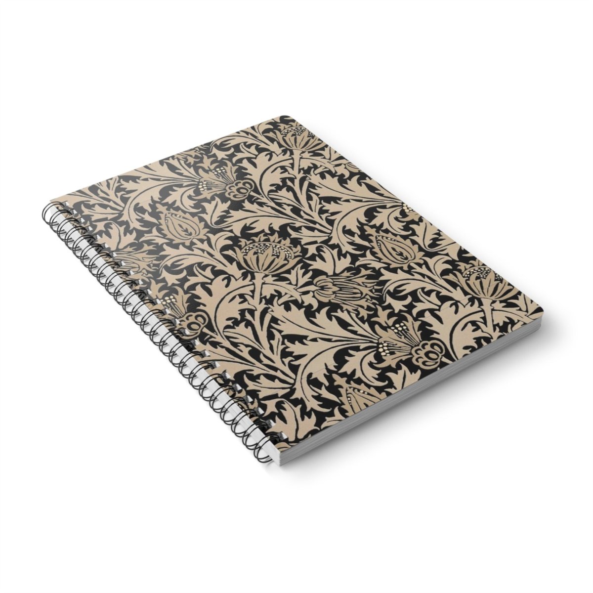 William Morris Thistle A5 Wirobound Notebook
