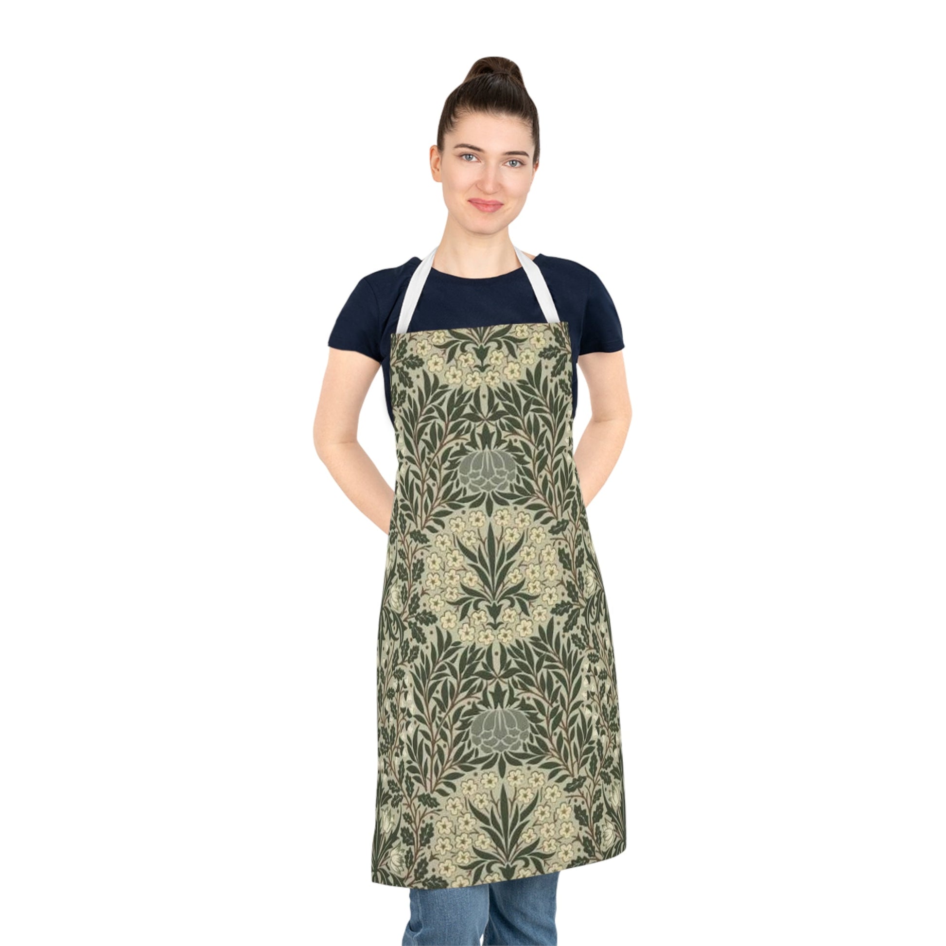 William Morris Daisy & Oak Floral Vintage Apron