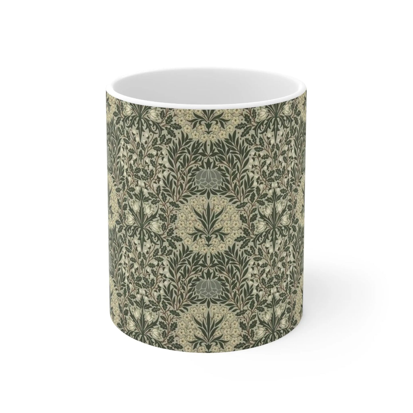 William Morris Daisy & Oak Mug - Ceramic Coffee Mug 11oz & 15oz