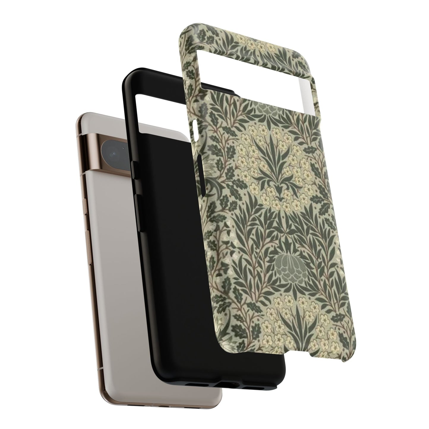 William Morris Google Pixel Case - Daisy and Oak Tough Dual Layer Protection