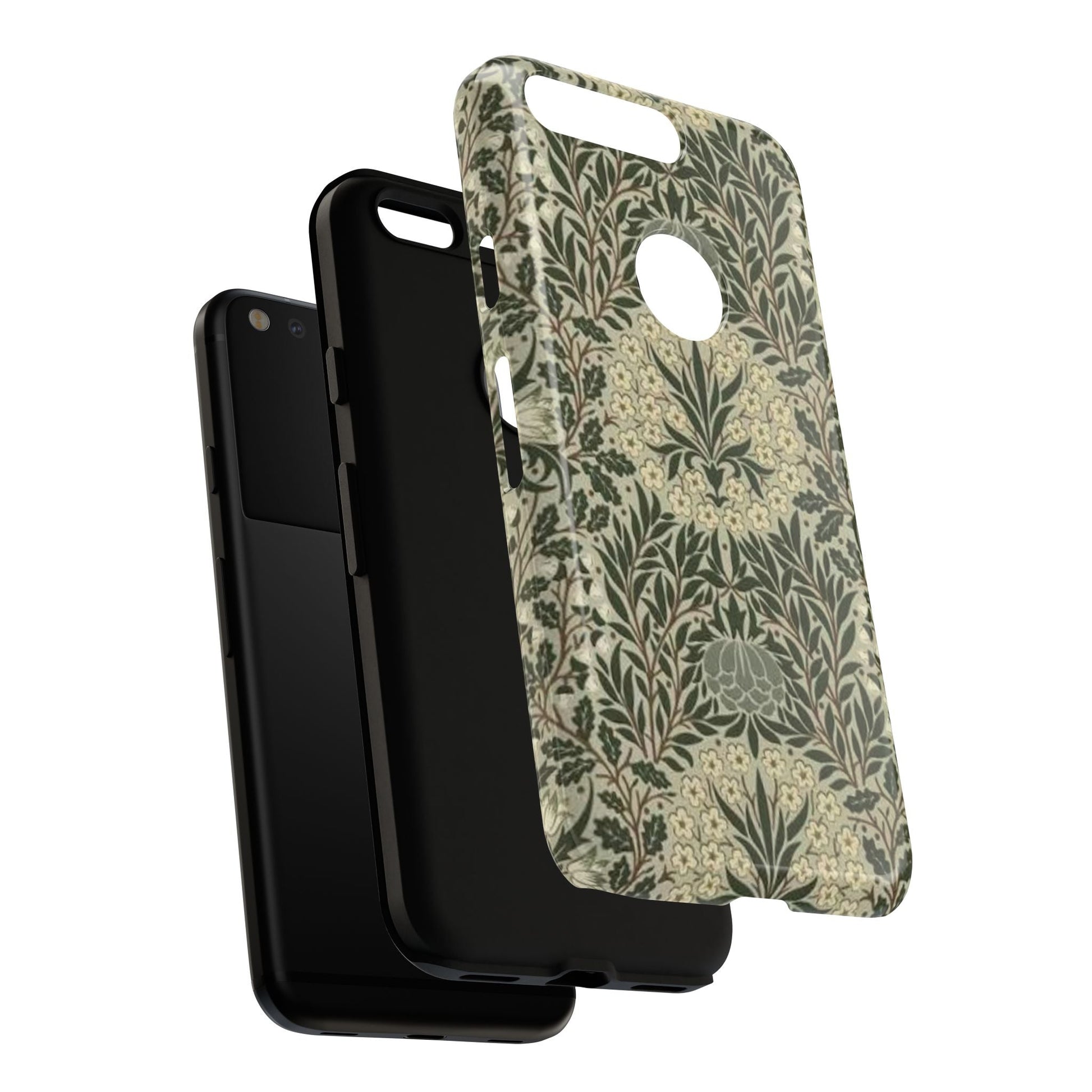William Morris Google Pixel Case - Daisy and Oak Tough Dual Layer Protection
