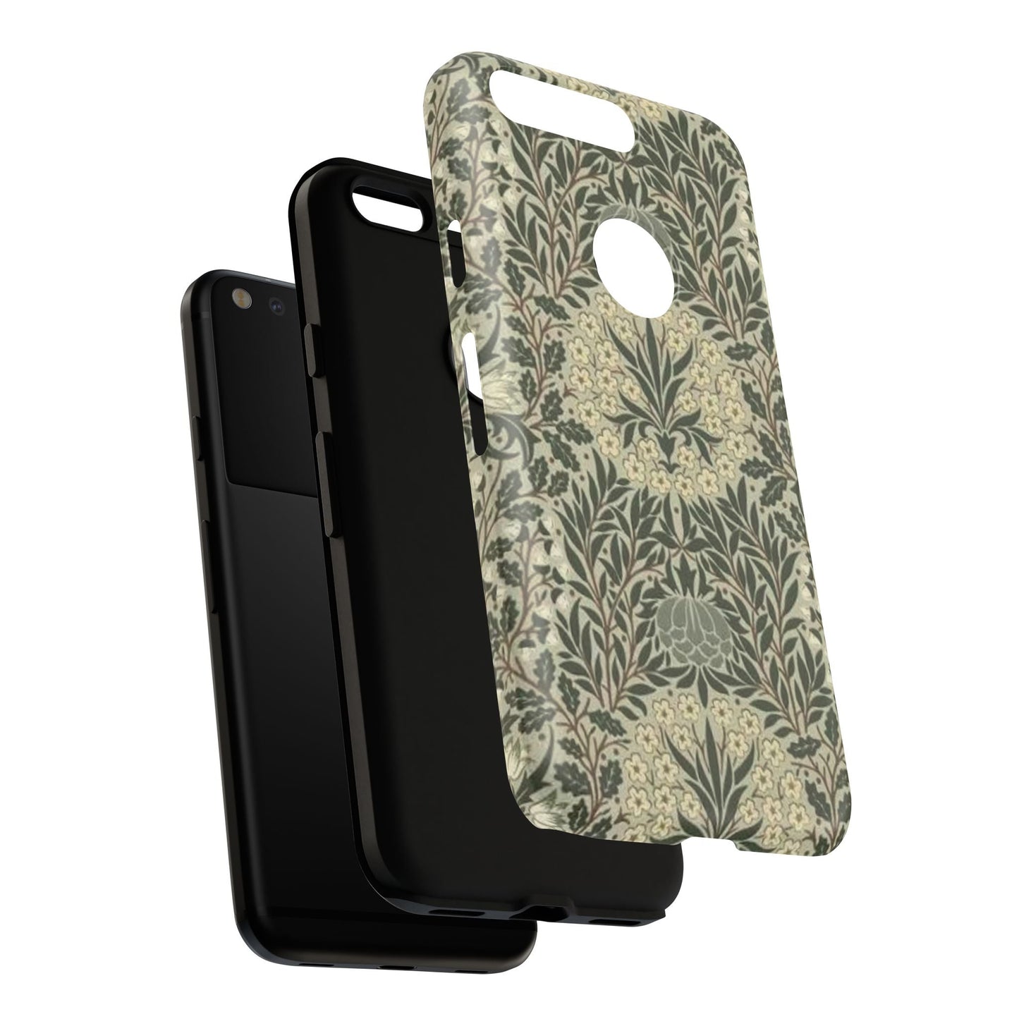 William Morris Google Pixel Case - Daisy and Oak Tough Dual Layer Protection