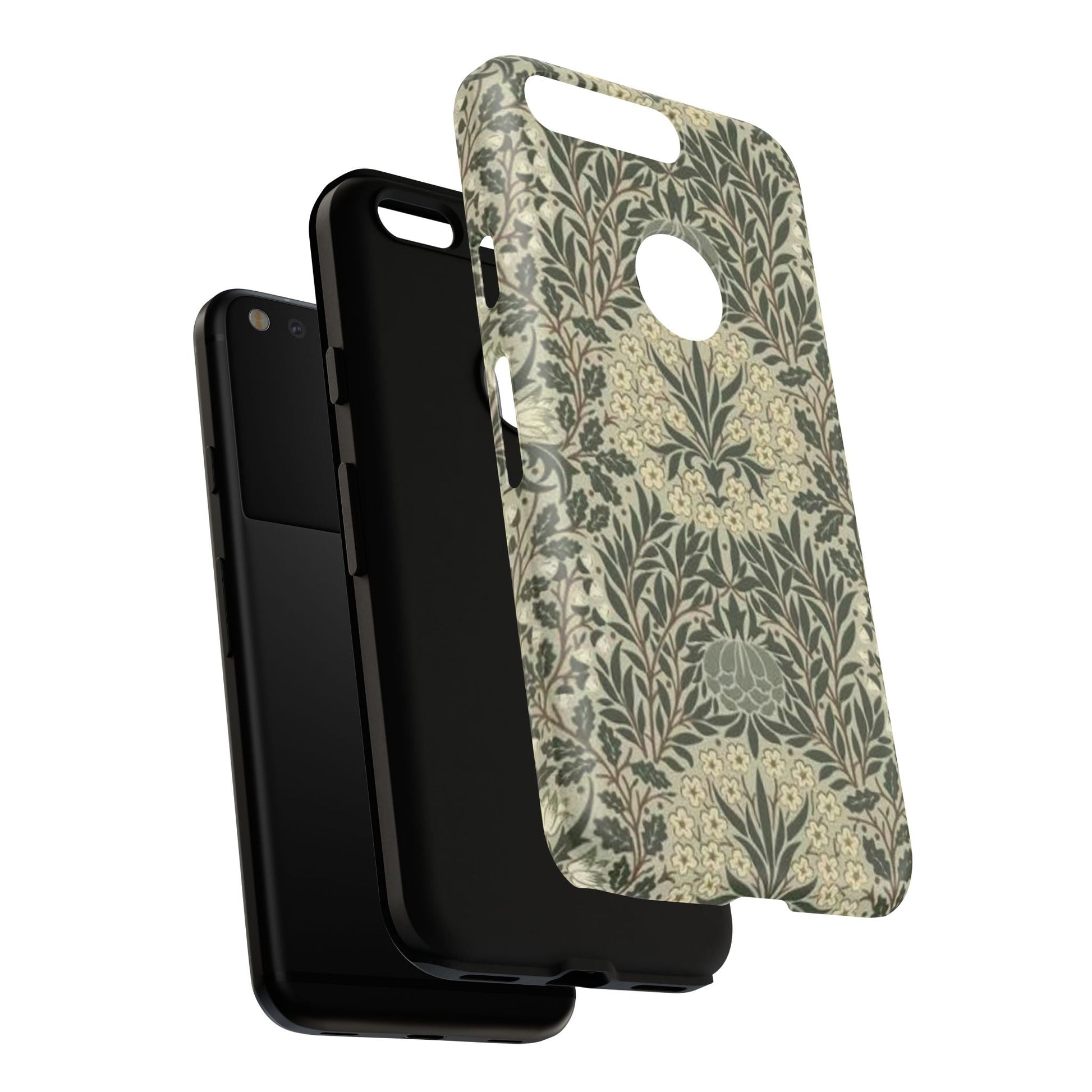 William Morris Google Pixel Case - Daisy and Oak Tough Dual Layer Protection