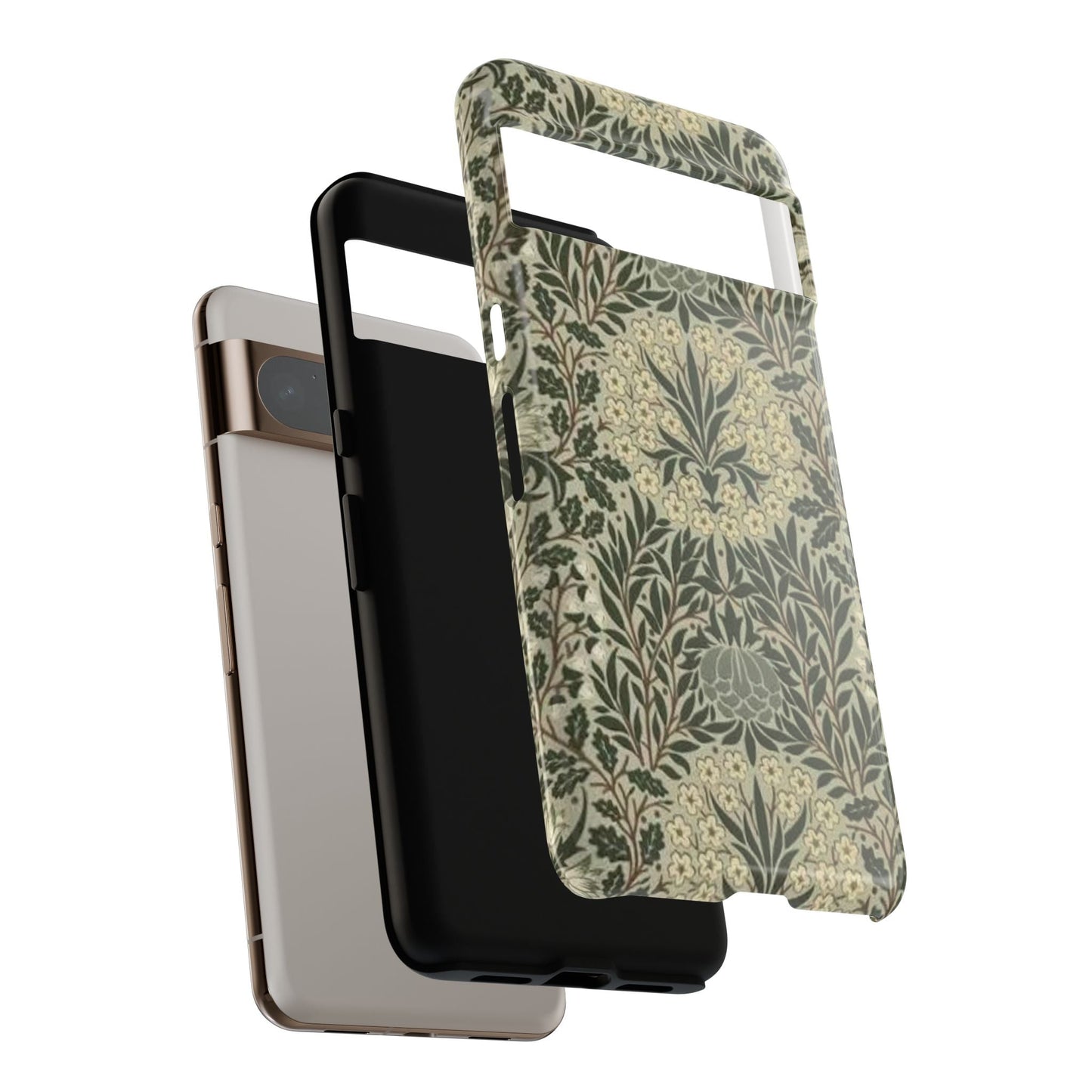 William Morris Google Pixel Case - Daisy and Oak Tough Dual Layer Protection