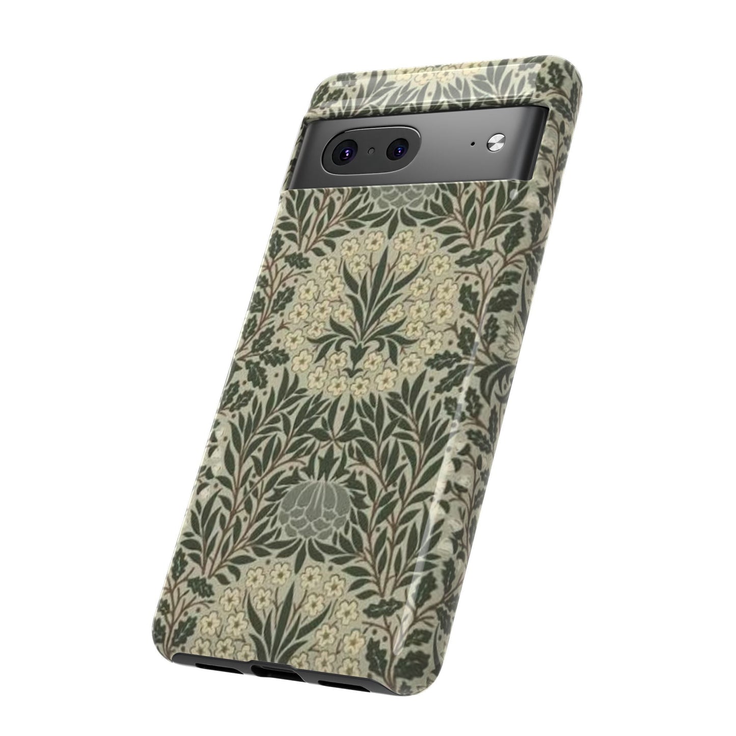 William Morris Google Pixel Case - Daisy and Oak Tough Dual Layer Protection