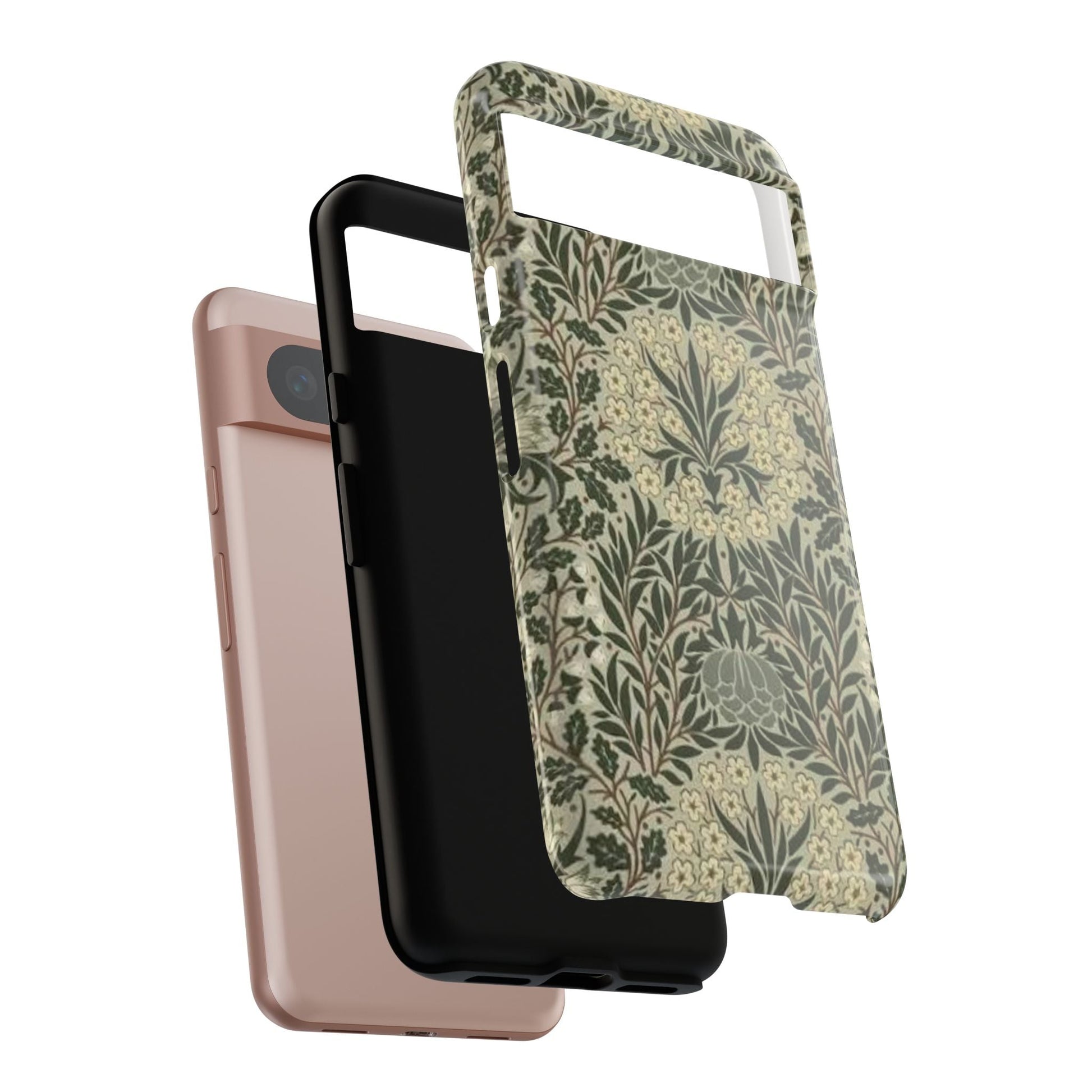 William Morris Google Pixel Case - Daisy and Oak Tough Dual Layer Protection