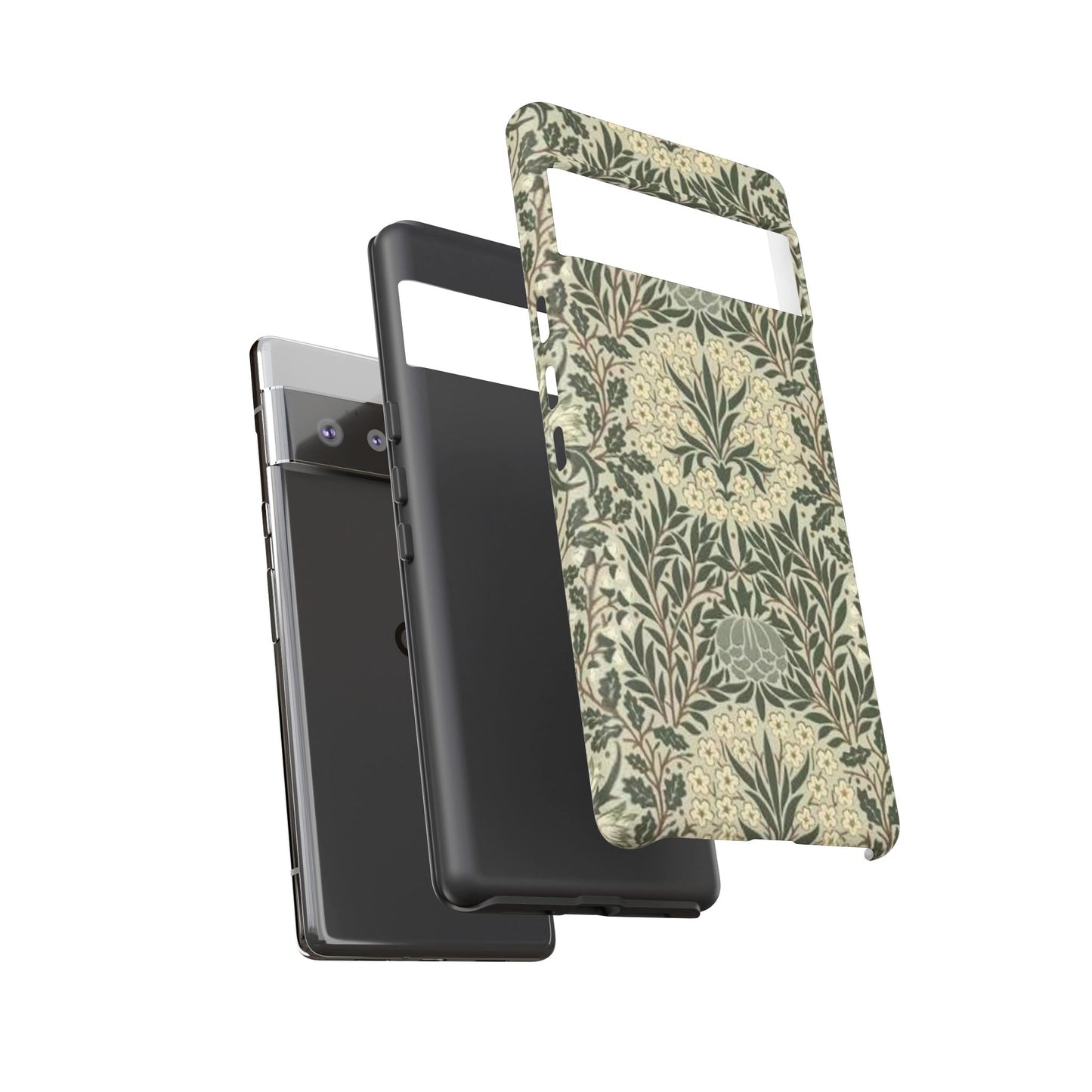 William Morris Google Pixel Case - Daisy and Oak Tough Dual Layer Protection