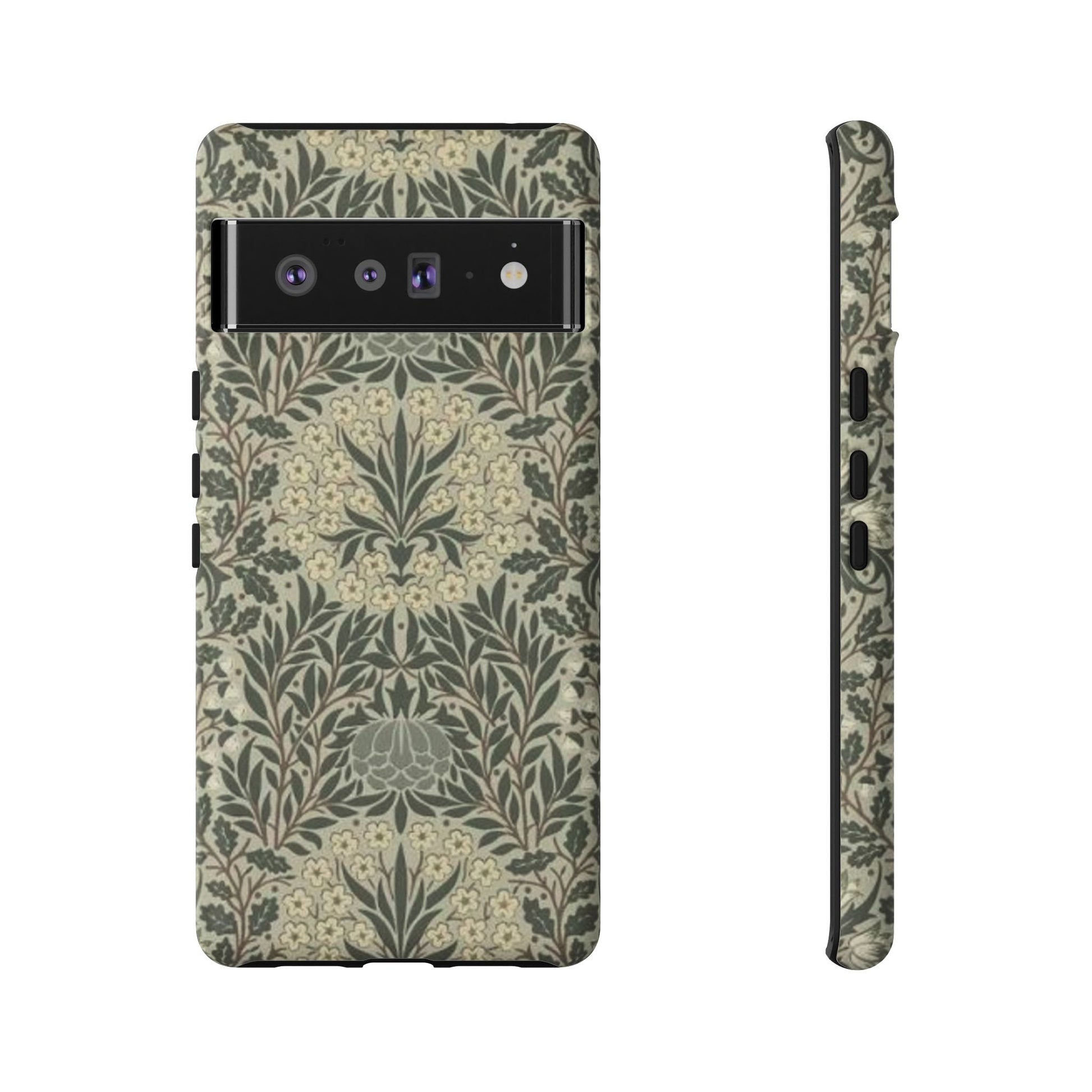William Morris Google Pixel Case - Daisy and Oak Tough Dual Layer Protection