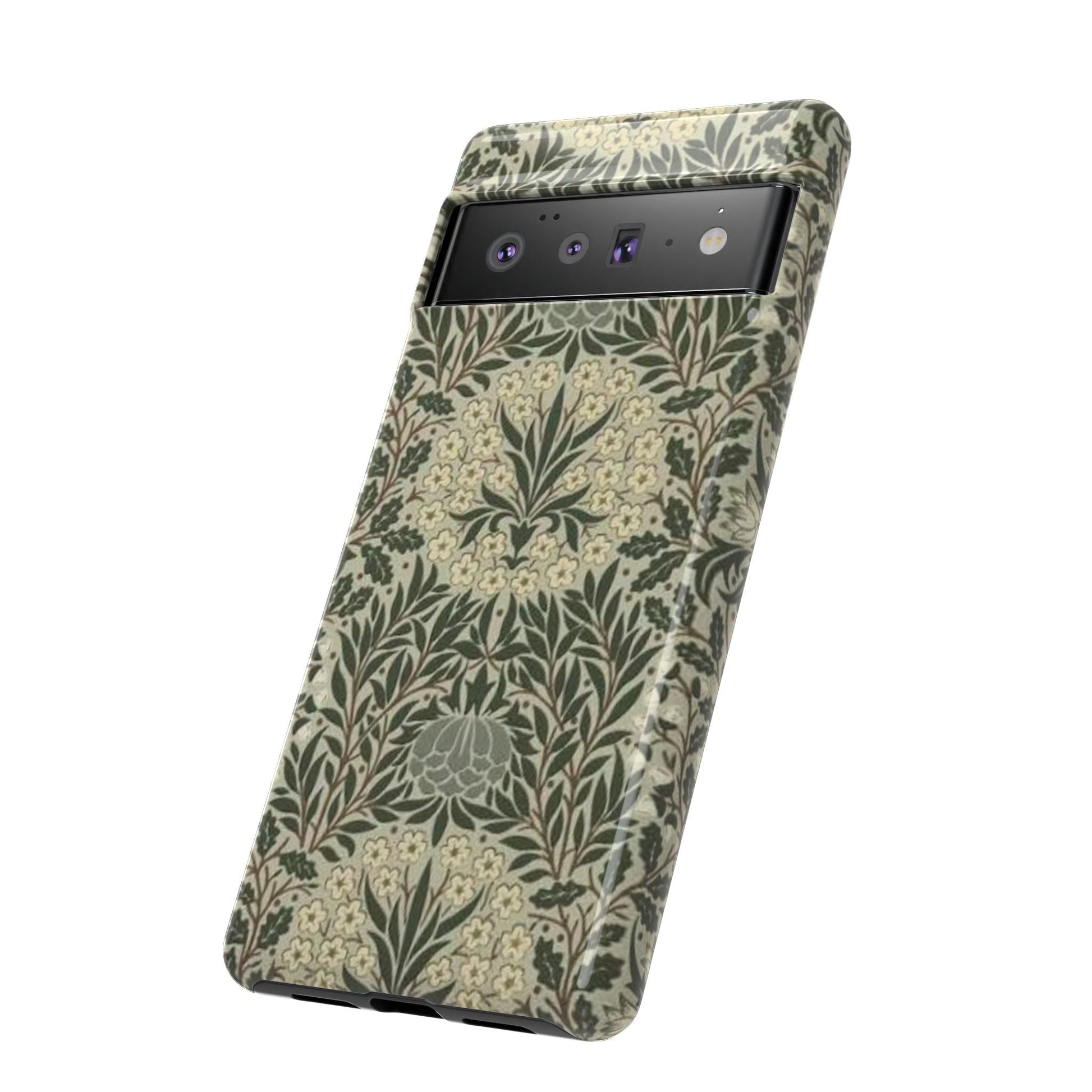 William Morris Google Pixel Case - Daisy and Oak Tough Dual Layer Protection