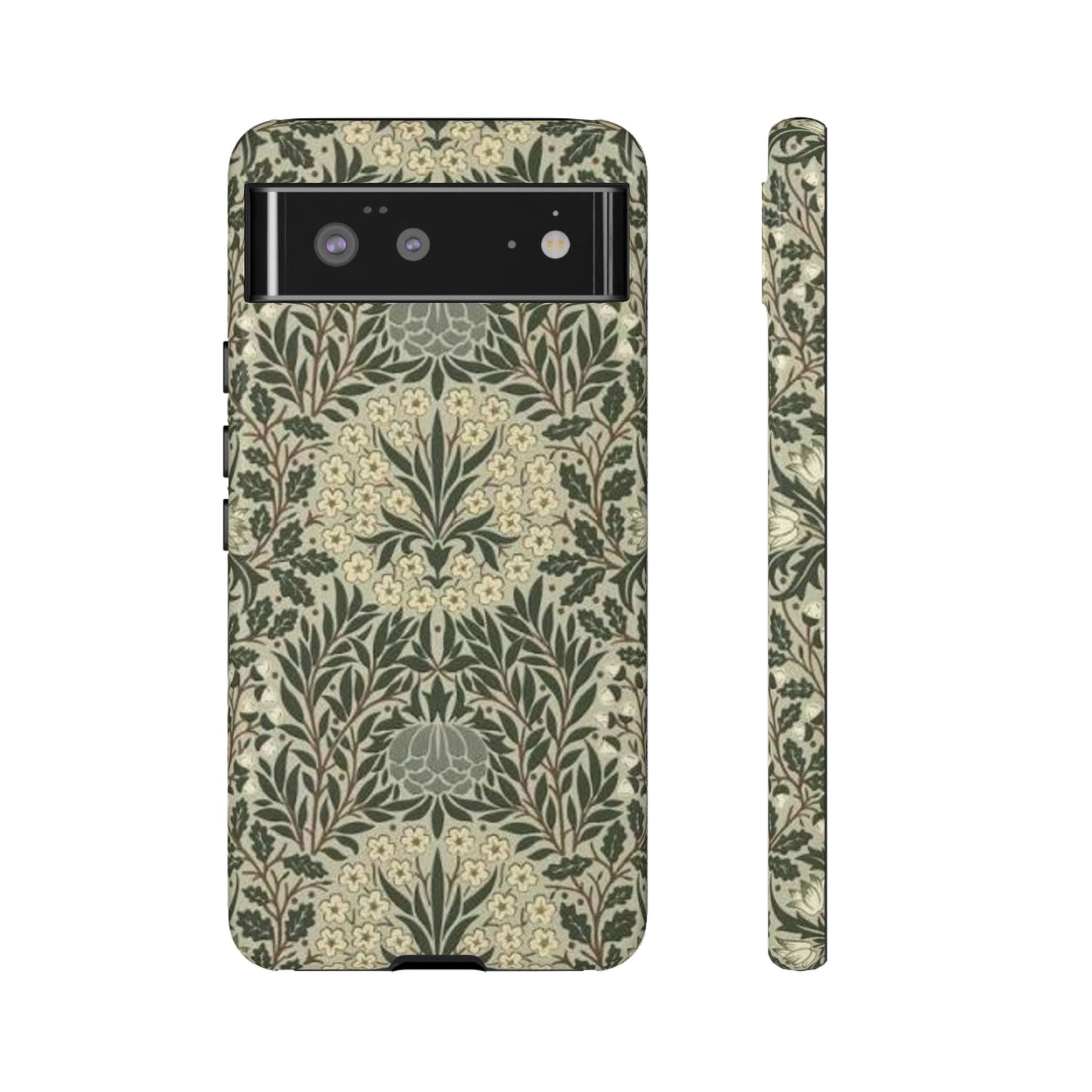 William Morris Google Pixel Case - Daisy and Oak Tough Dual Layer Protection