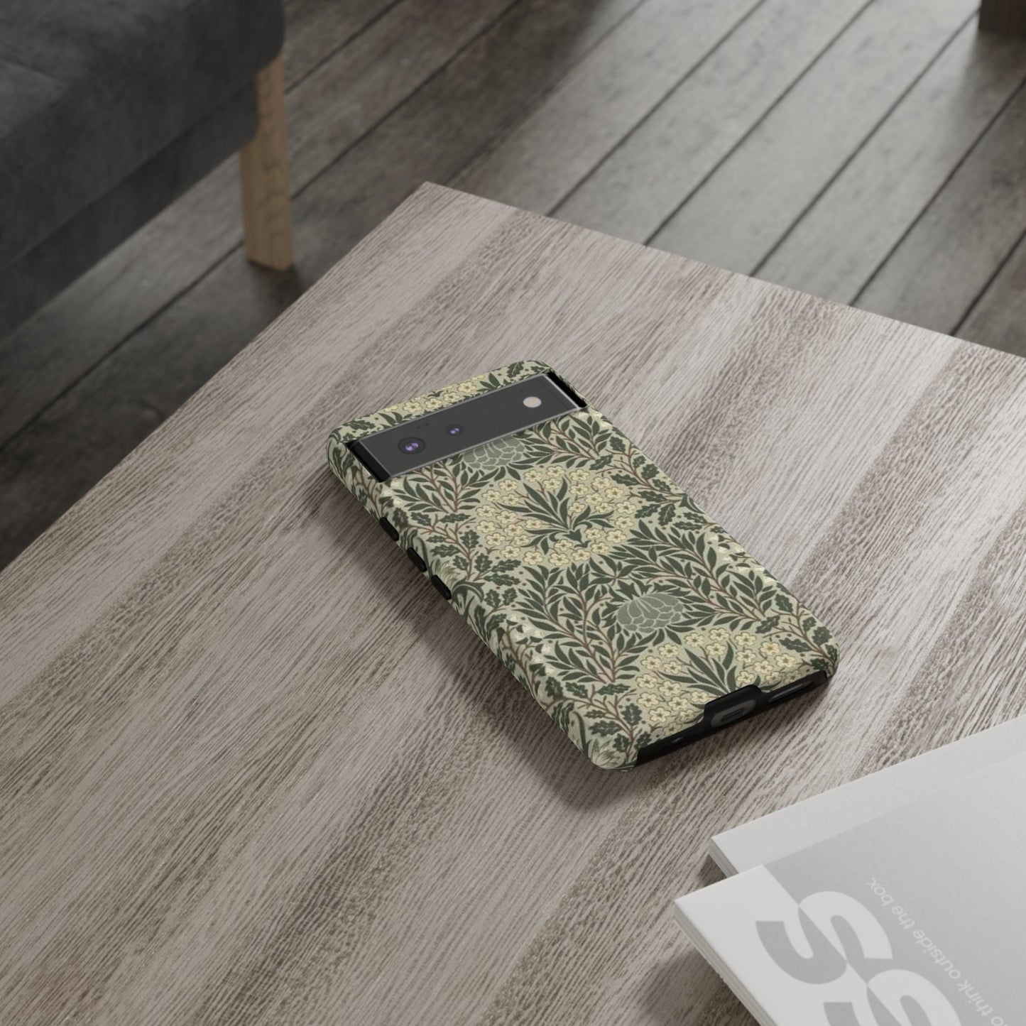 William Morris Google Pixel Case - Daisy and Oak Tough Dual Layer Protection