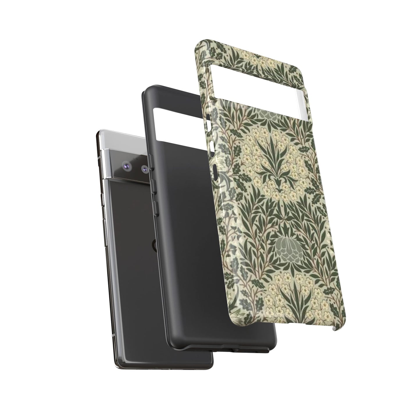William Morris Google Pixel Case - Daisy and Oak Tough Dual Layer Protection