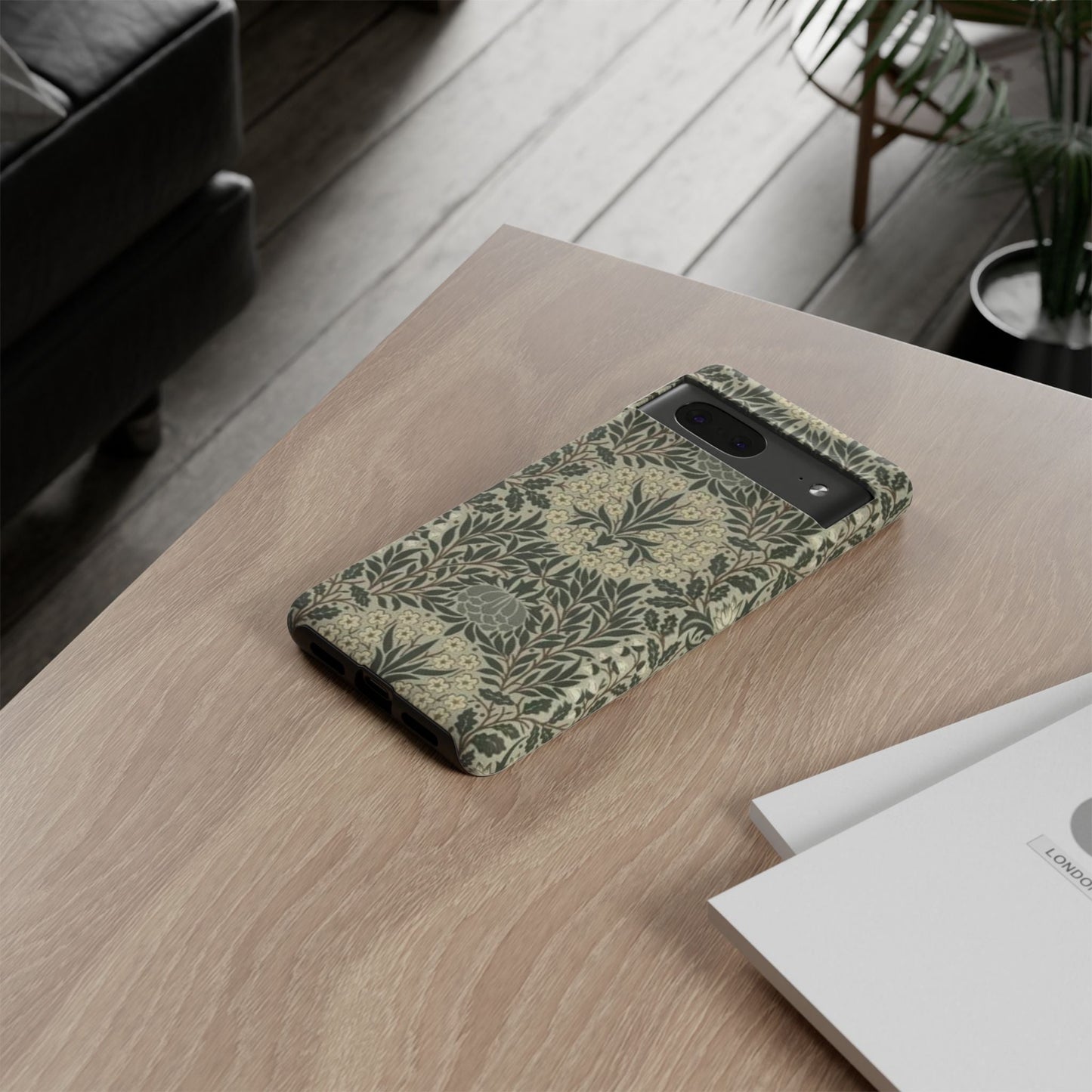 William Morris Google Pixel Case - Daisy and Oak Tough Dual Layer Protection