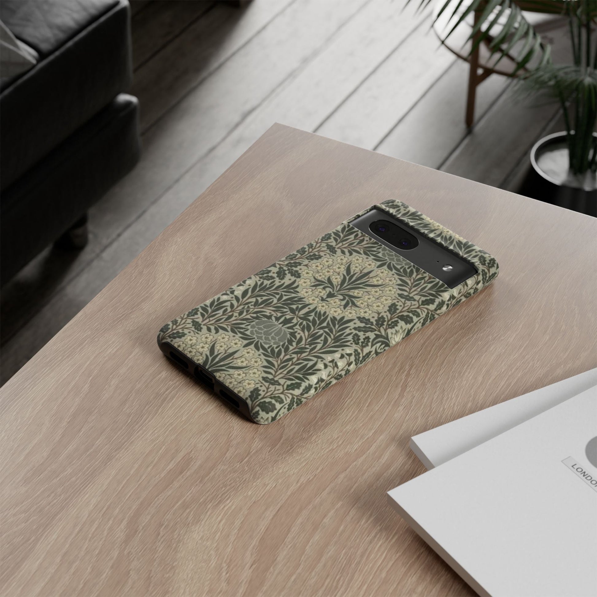 William Morris Google Pixel Case - Daisy and Oak Tough Dual Layer Protection