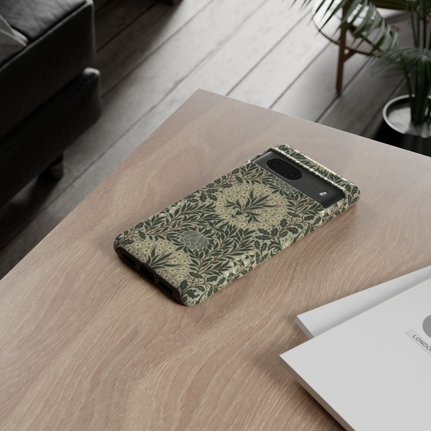 William Morris Google Pixel Case - Daisy and Oak Tough Dual Layer Protection
