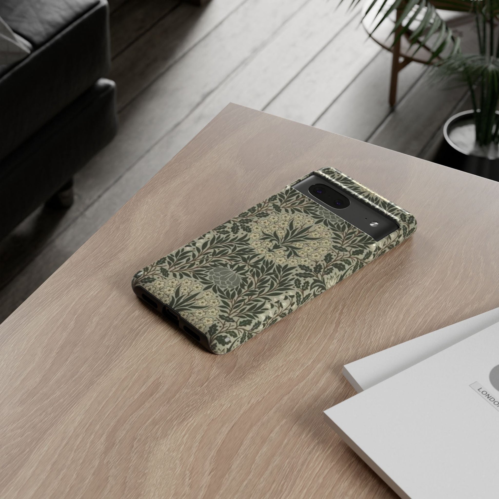 William Morris Google Pixel Case - Daisy and Oak Tough Dual Layer Protection