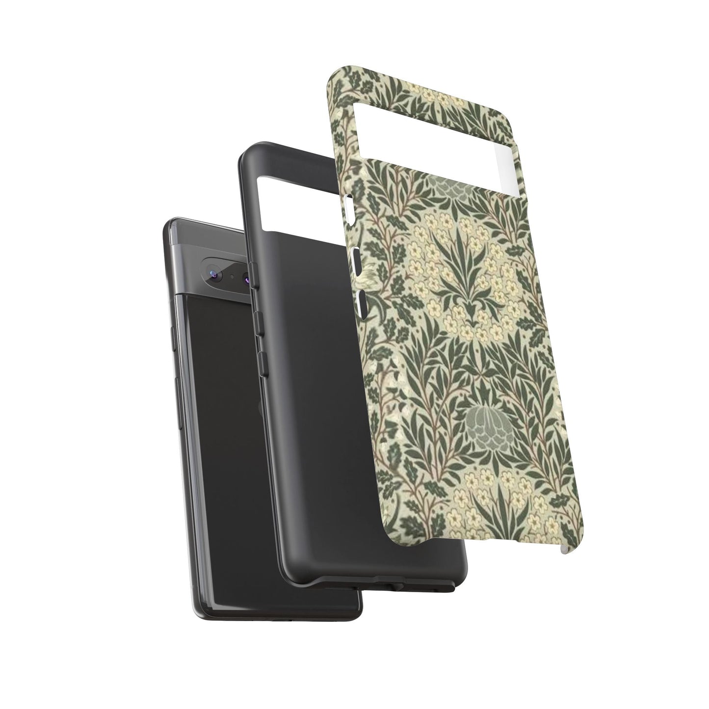 William Morris Google Pixel Case - Daisy and Oak Tough Dual Layer Protection