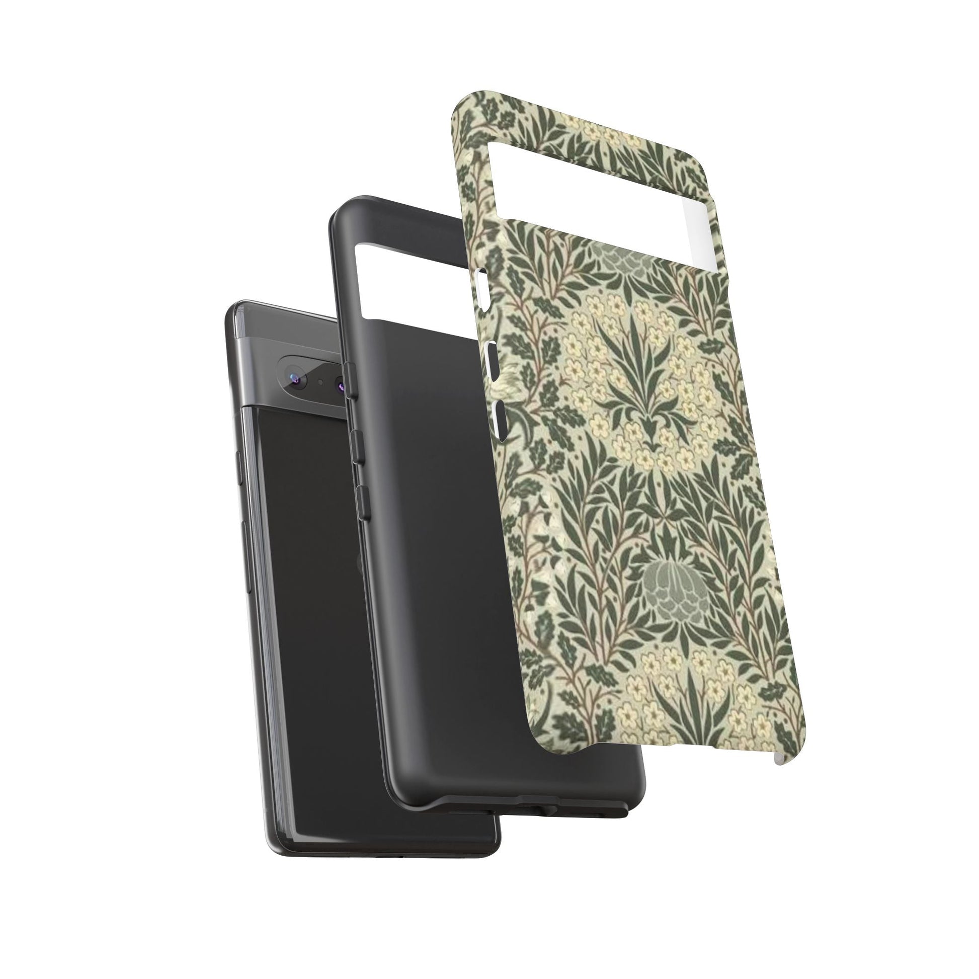 William Morris Google Pixel Case - Daisy and Oak Tough Dual Layer Protection