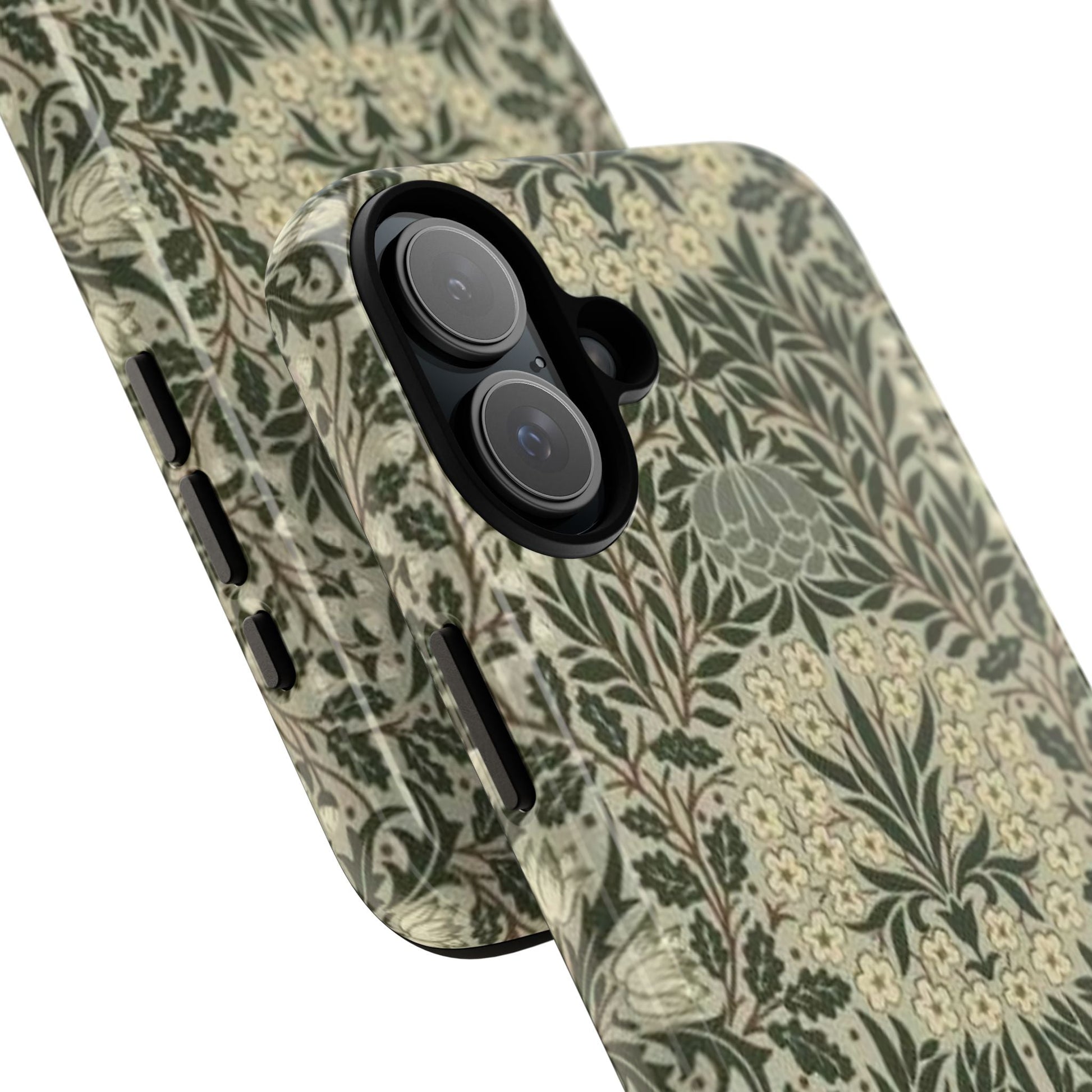 William Morris iPhone Tough Case - Daisy and Oak Dual Layer Floral Pattern