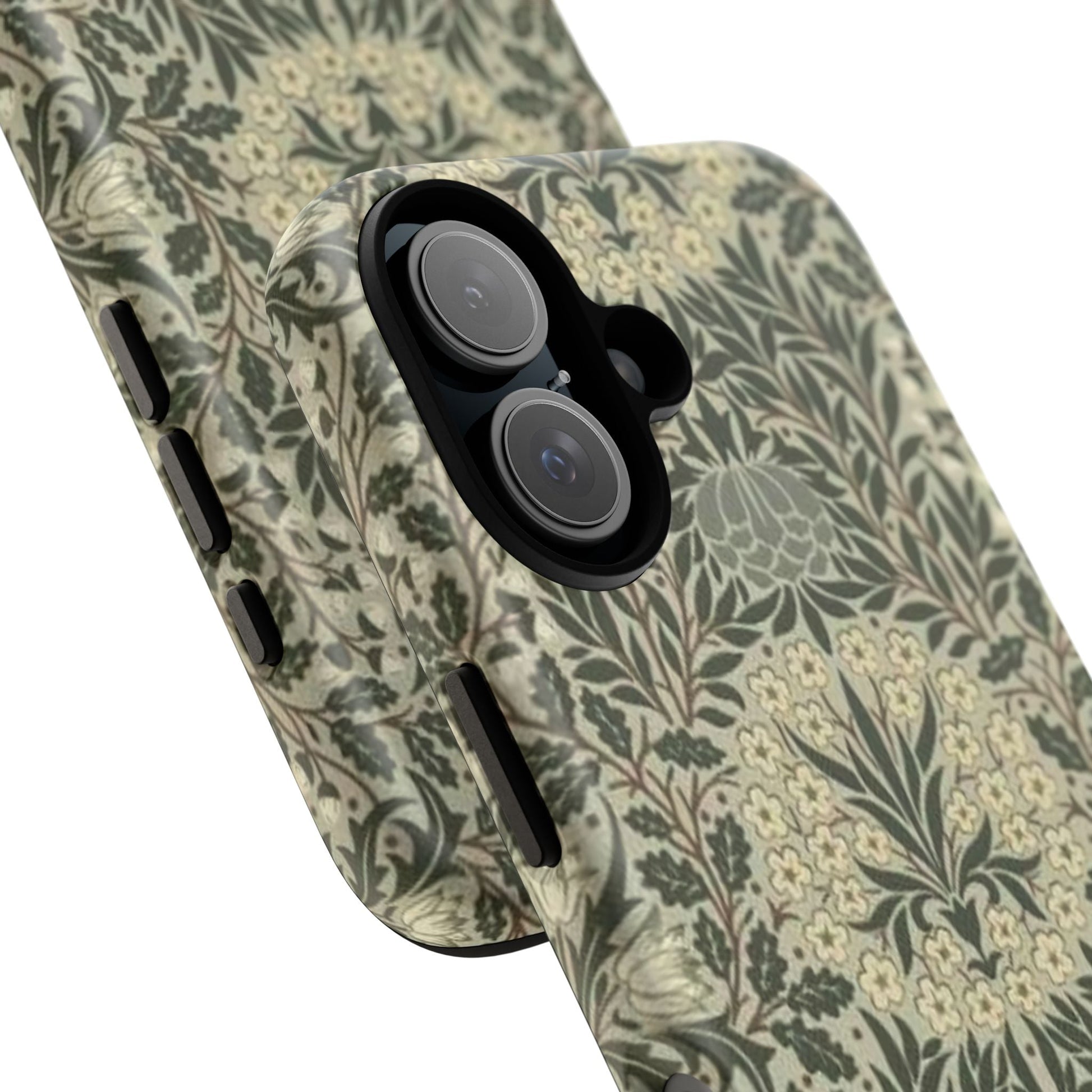 William Morris iPhone Tough Case - Daisy and Oak Dual Layer Floral Pattern