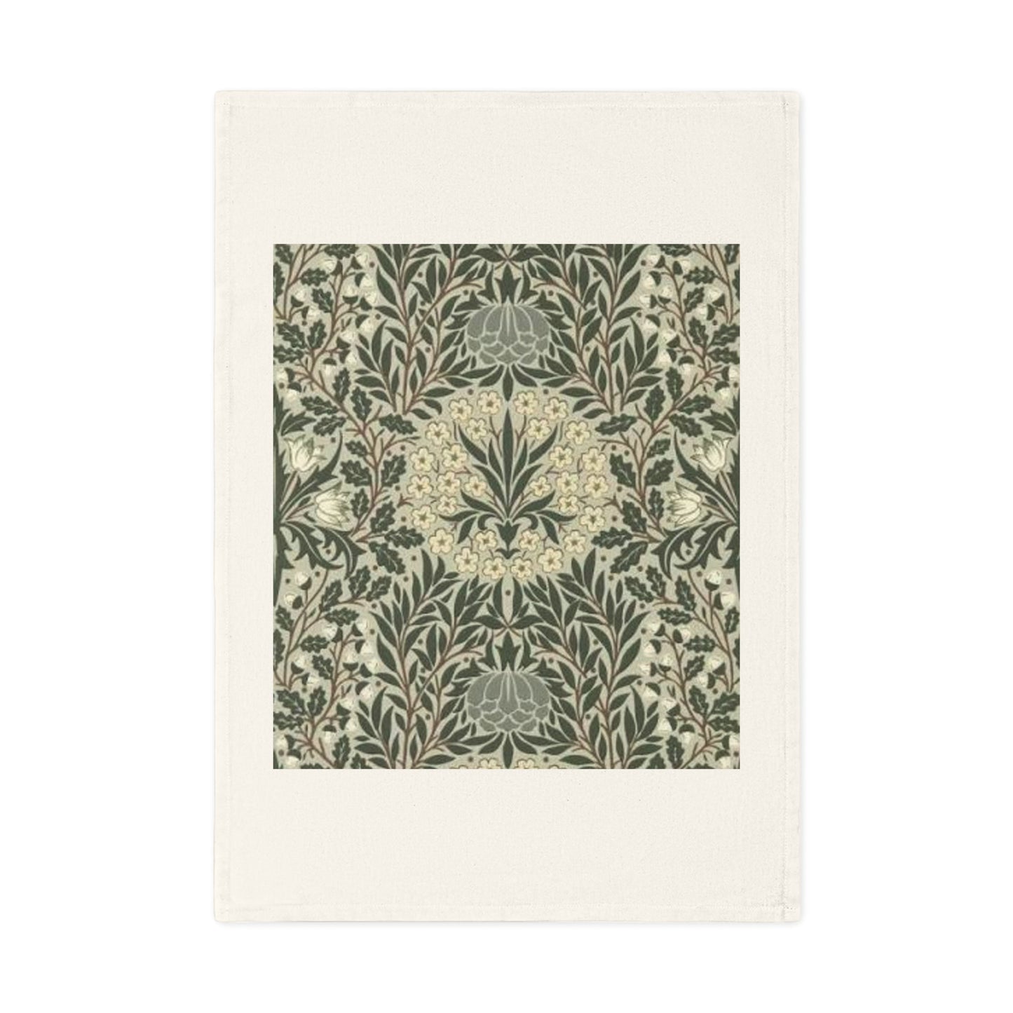 William Morris Kitchen Tea Towel - Daisy and Oak Botanical Organic Cotton