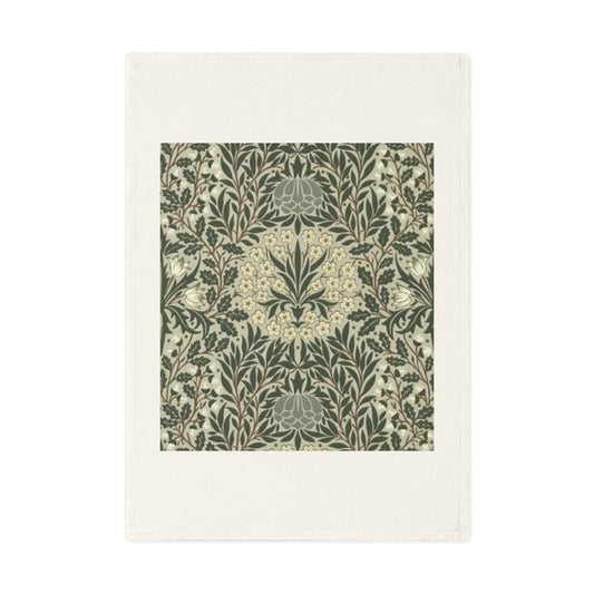 William Morris Kitchen Tea Towel - Daisy and Oak Botanical Organic Cotton
