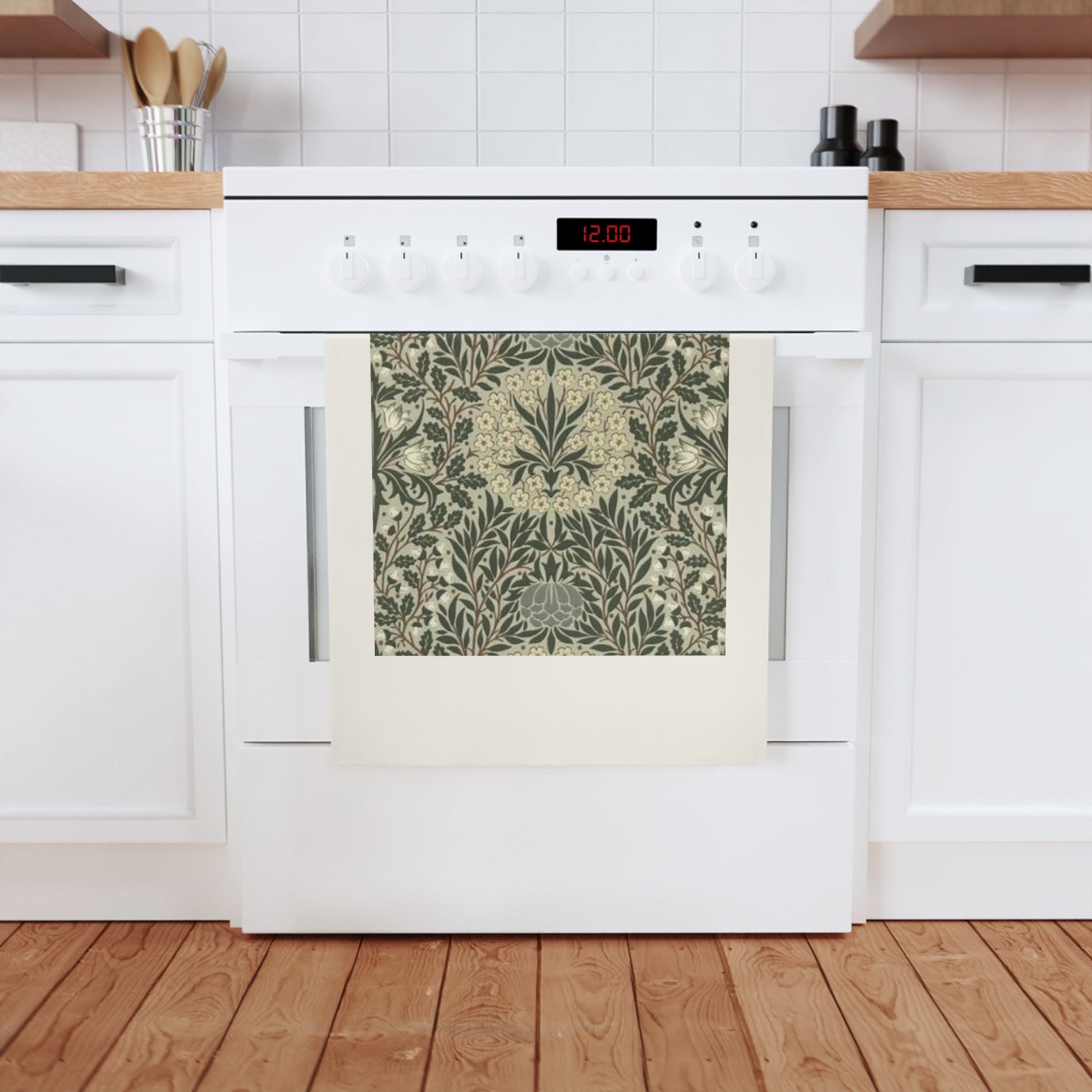 William Morris Kitchen Tea Towel - Daisy and Oak Botanical Organic Cotton