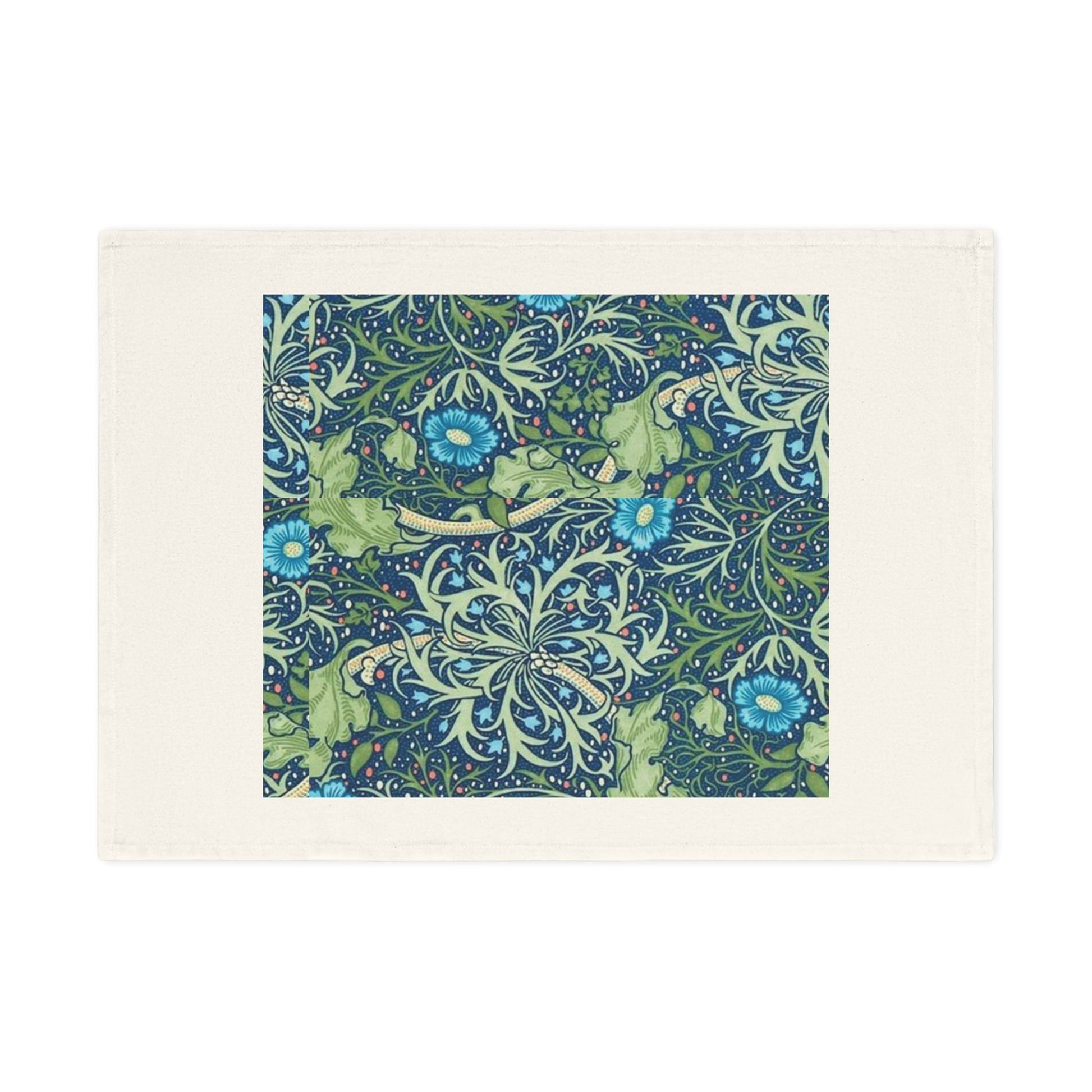 William Morris Kitchen Tea Towel - Seaweed Design
