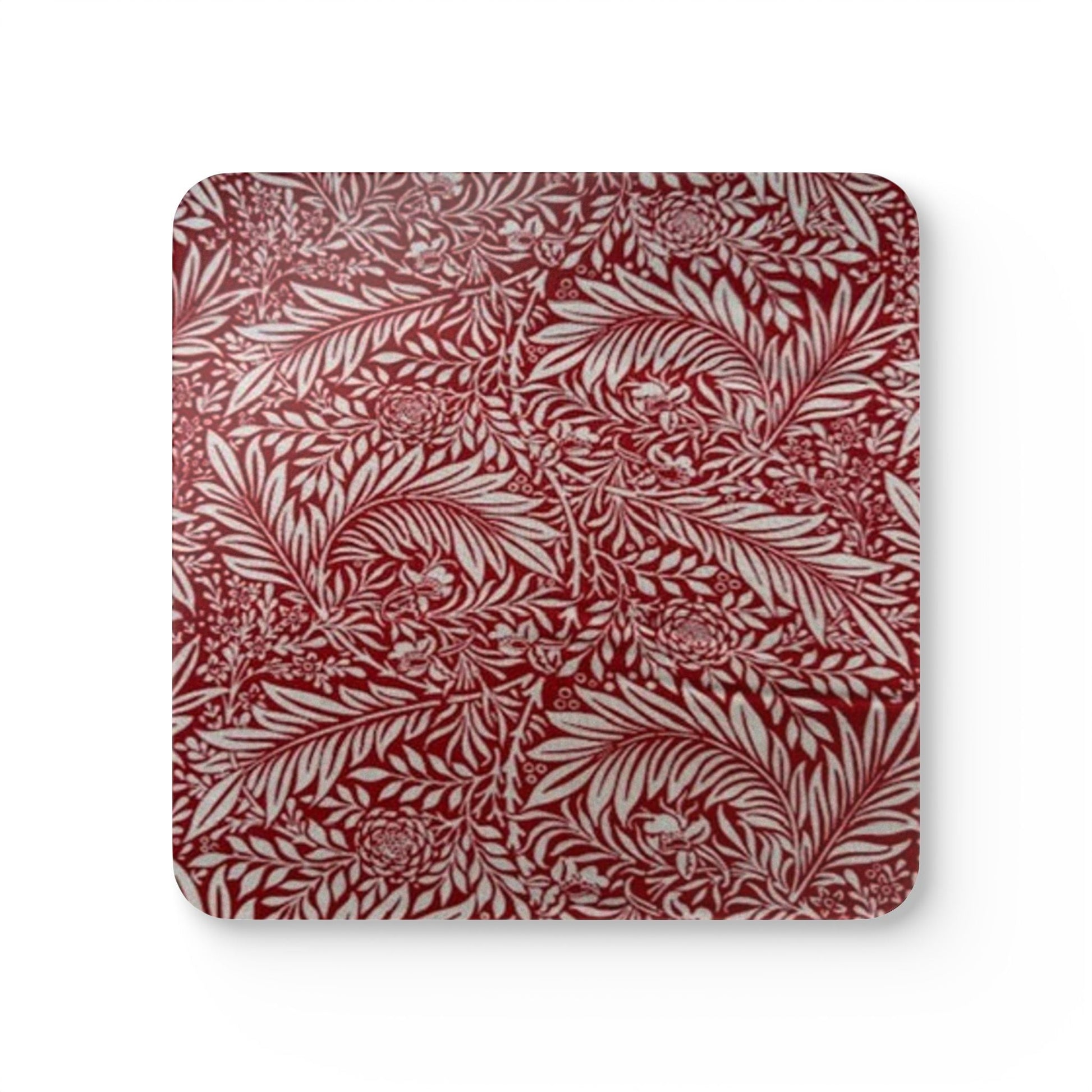 William Morris Larkspur Cork Coaster Set