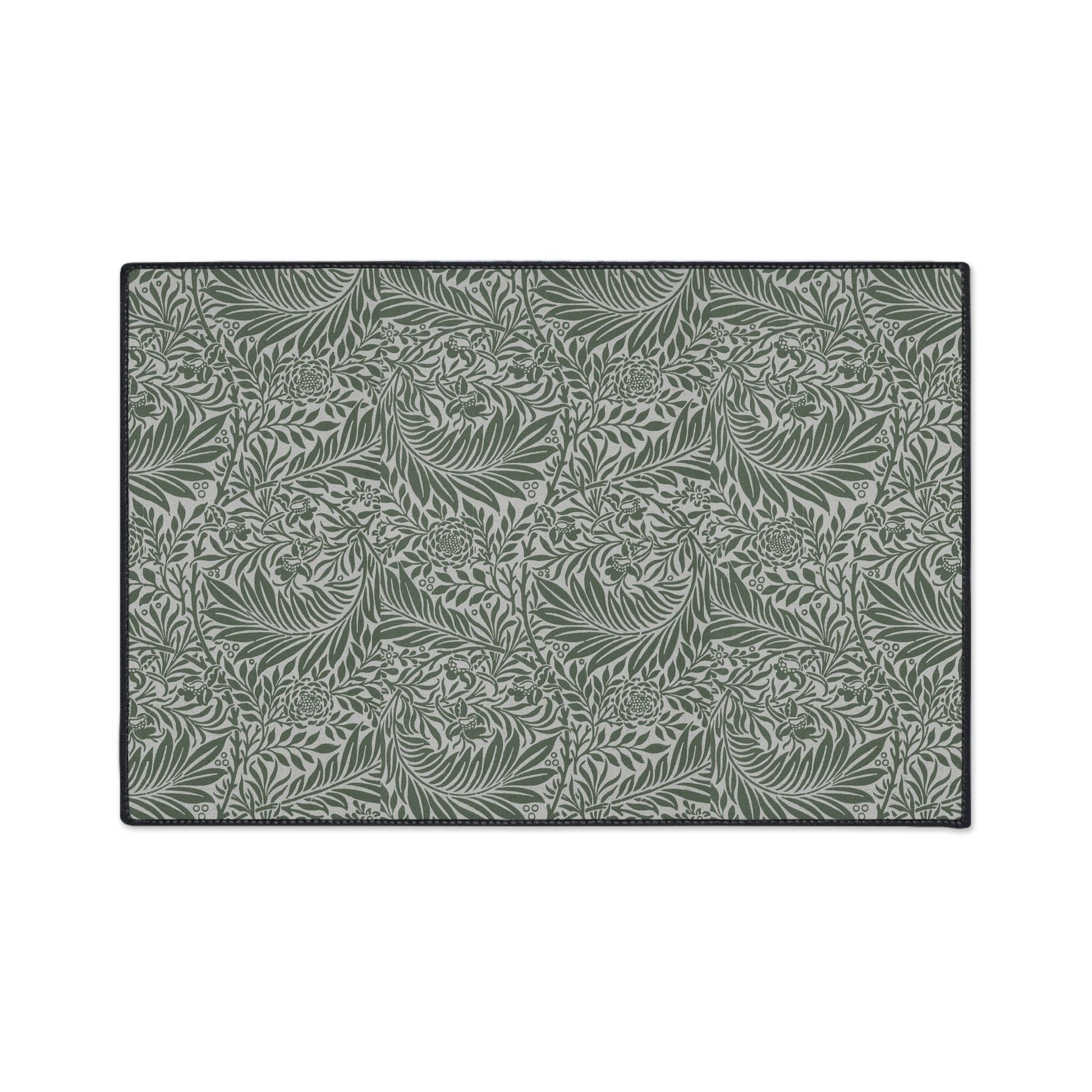 William Morris Larkspur Green Heavy Duty Floor Mat