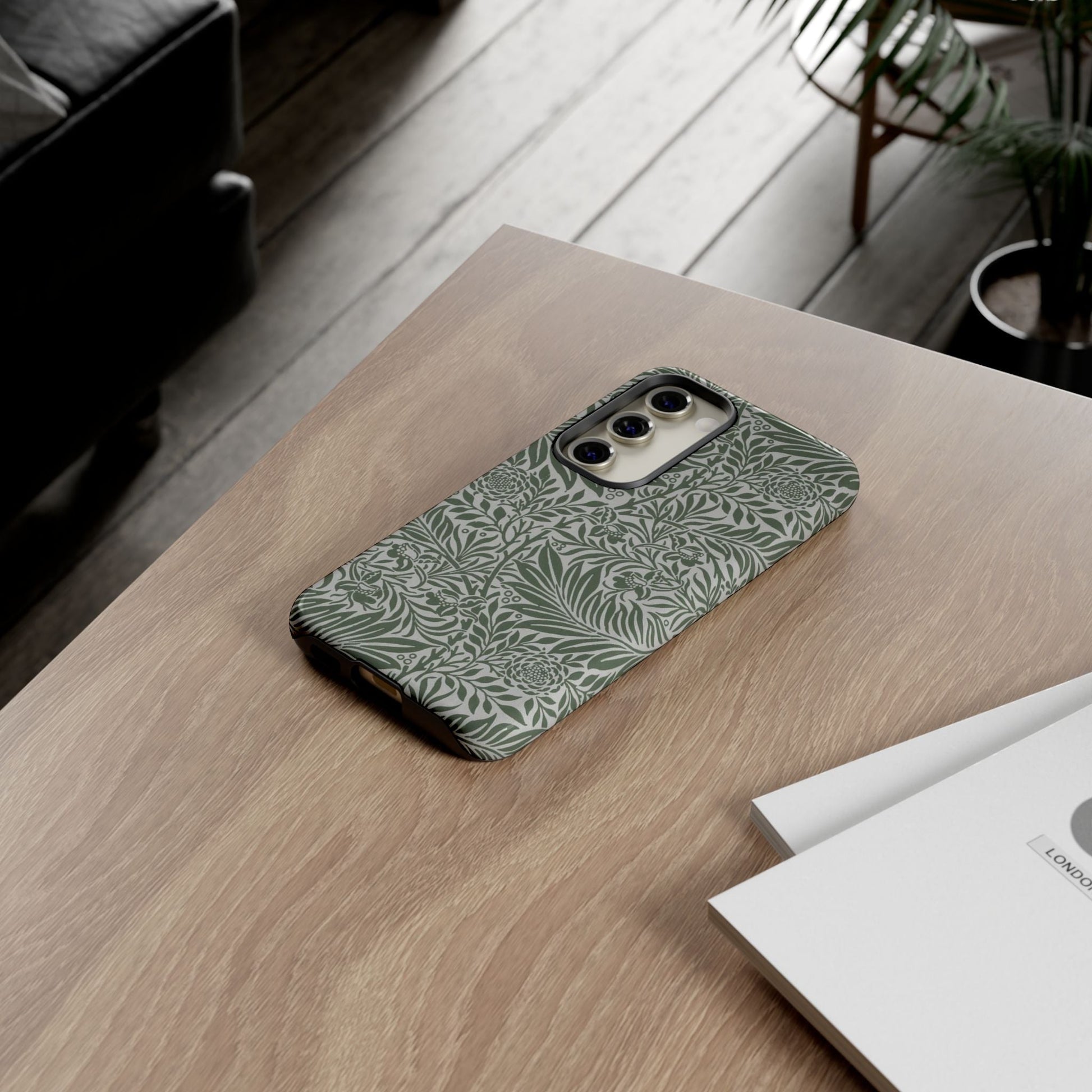 William Morris Larkspur Green Tough Case