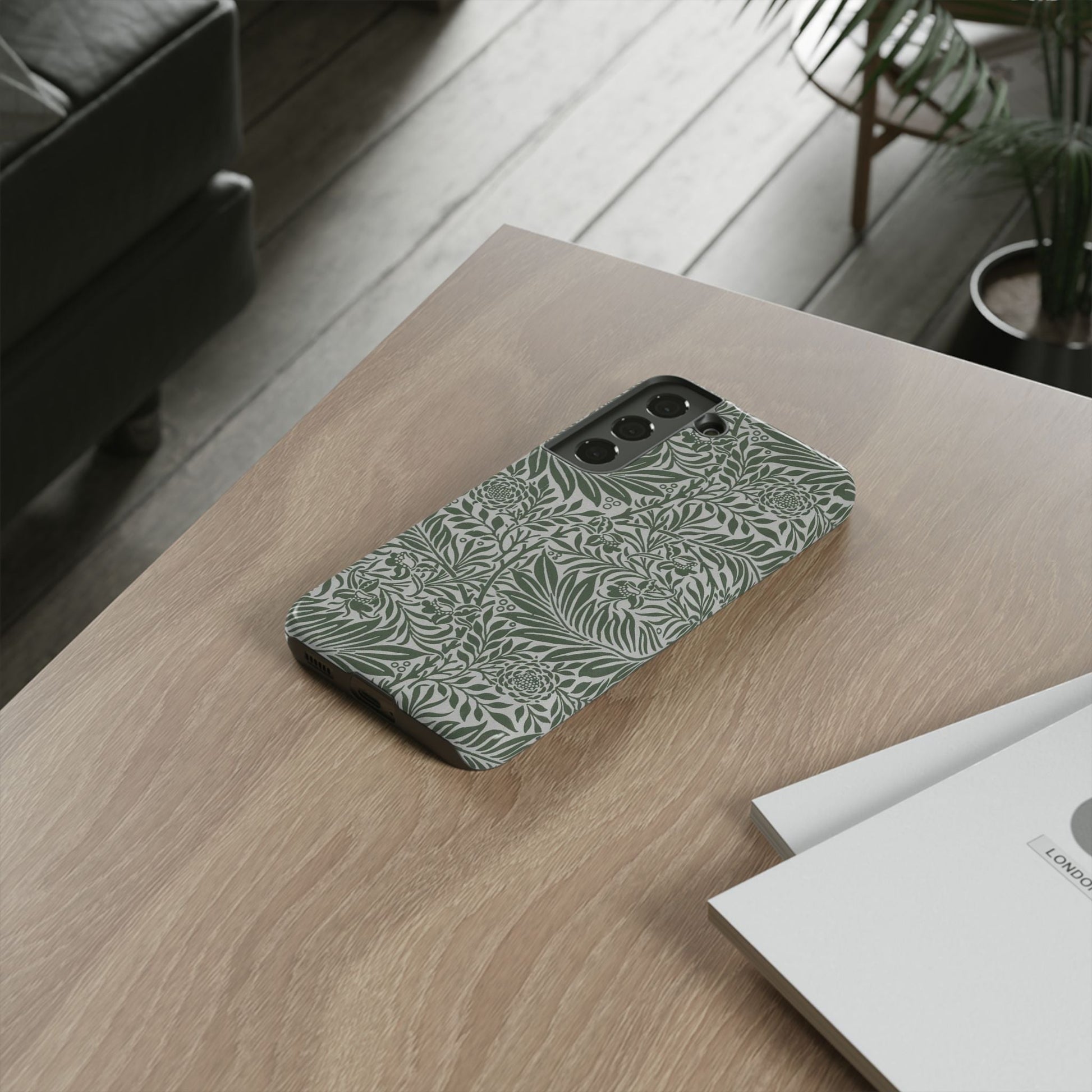 William Morris Larkspur Green Tough Case