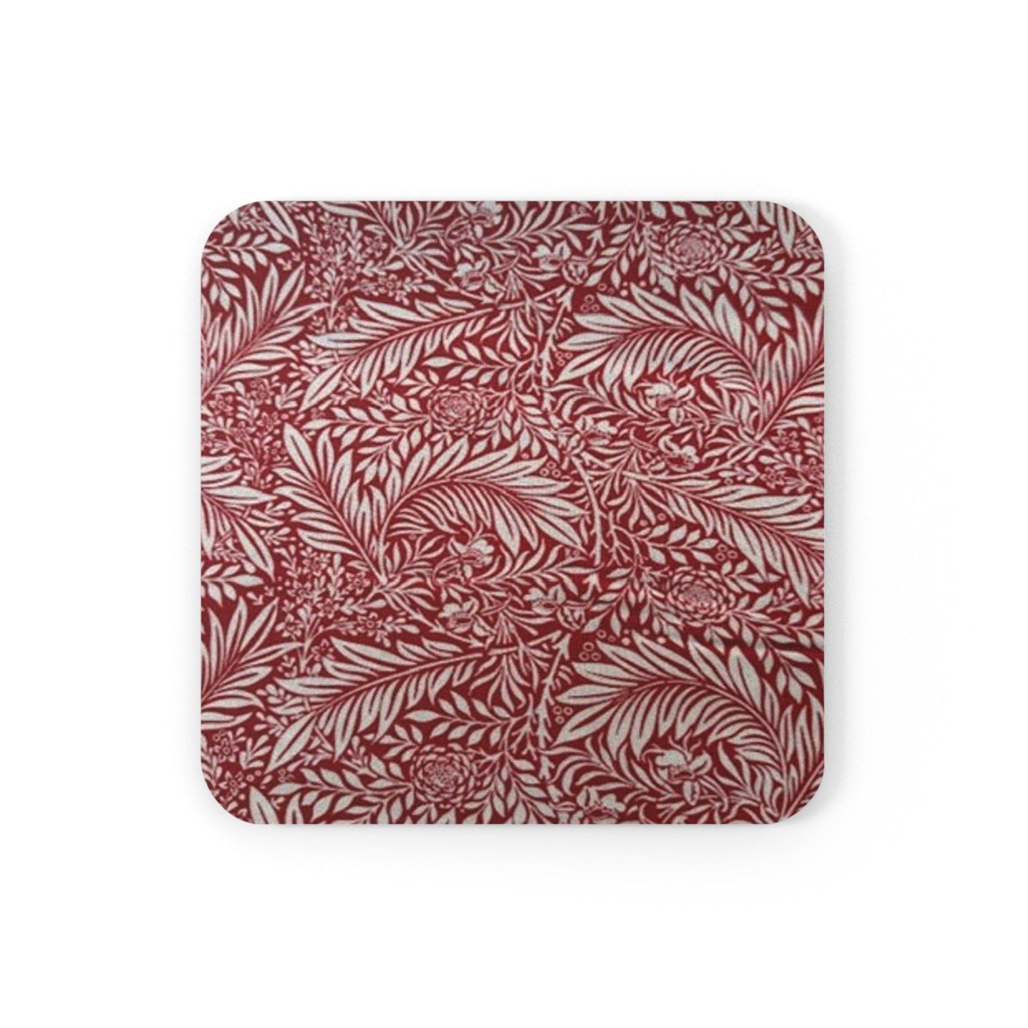 William Morris Larkspur Red - Individual Coaster