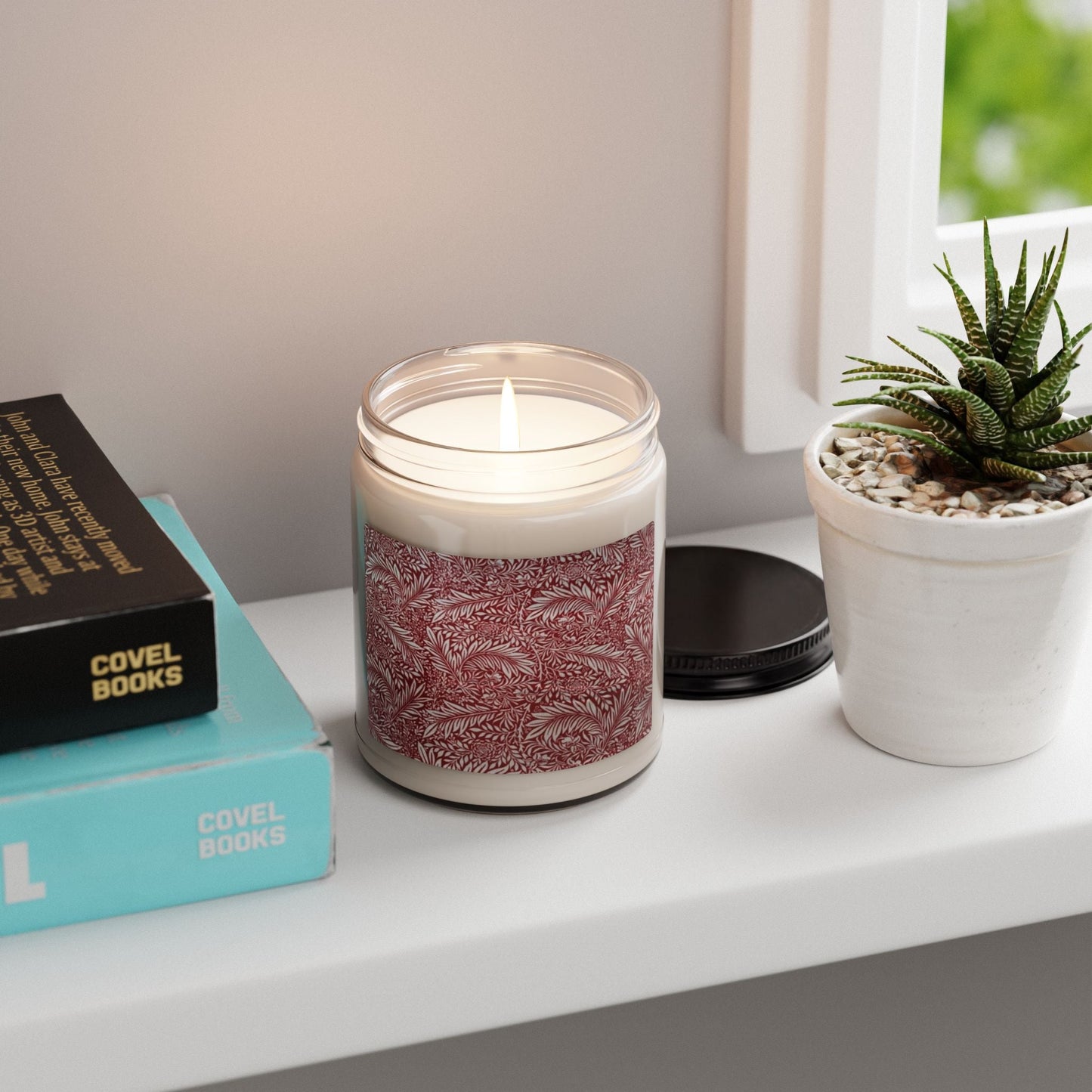 William Morris Larkspur Scented Soy Candle, 9oz