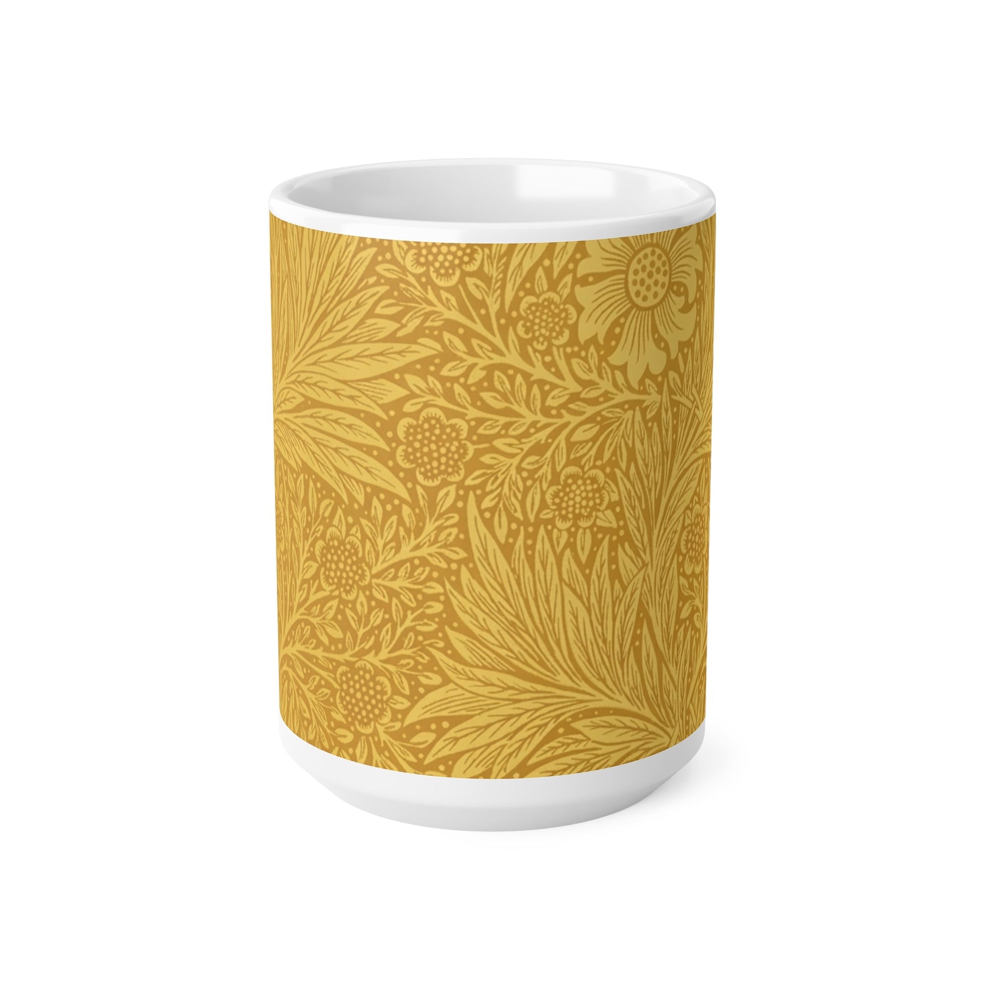 William Morris Marigold Ceramic Coffee Mug — 11oz & 15oz