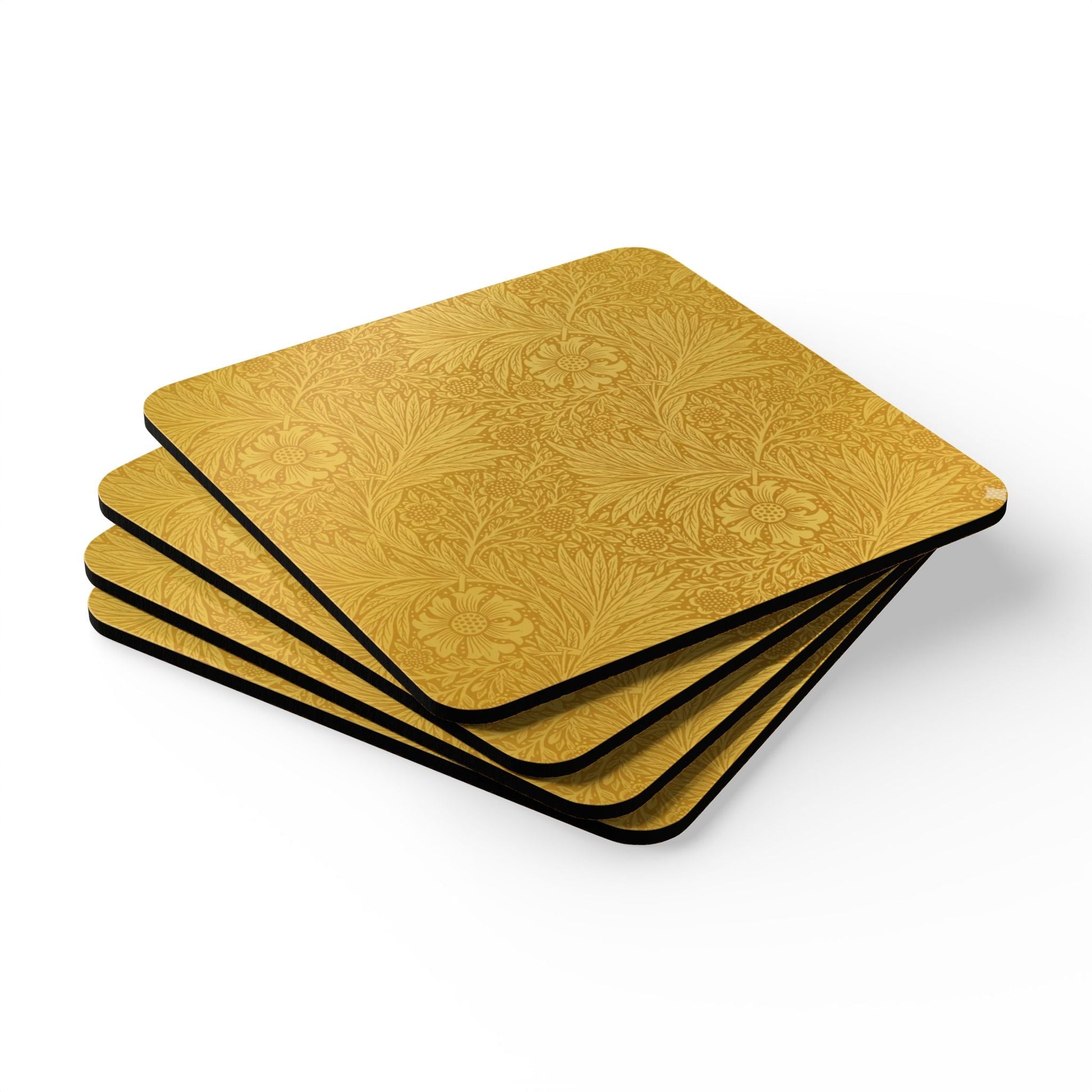 William Morris Marigold Corkwood Coaster Set