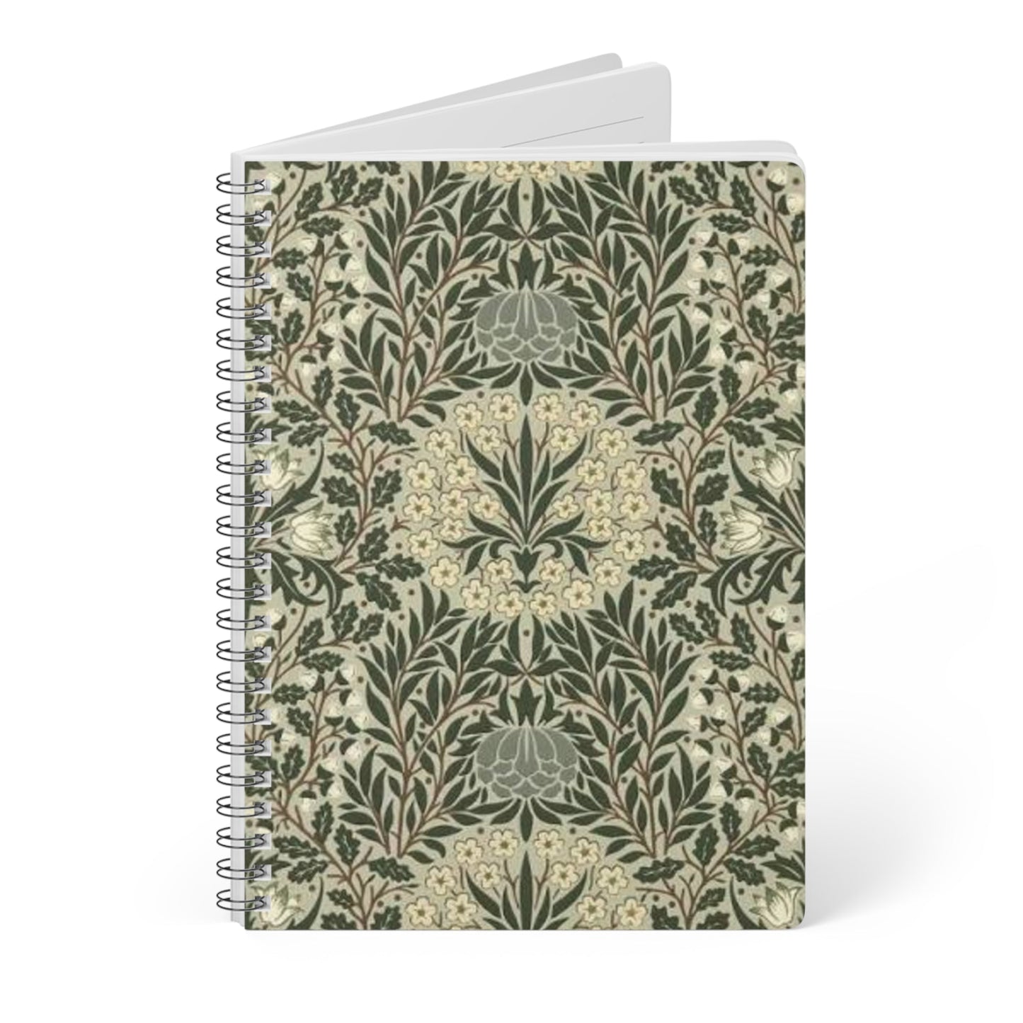 William Morris Notebook - Daisy And Oak design A5 spiralbound