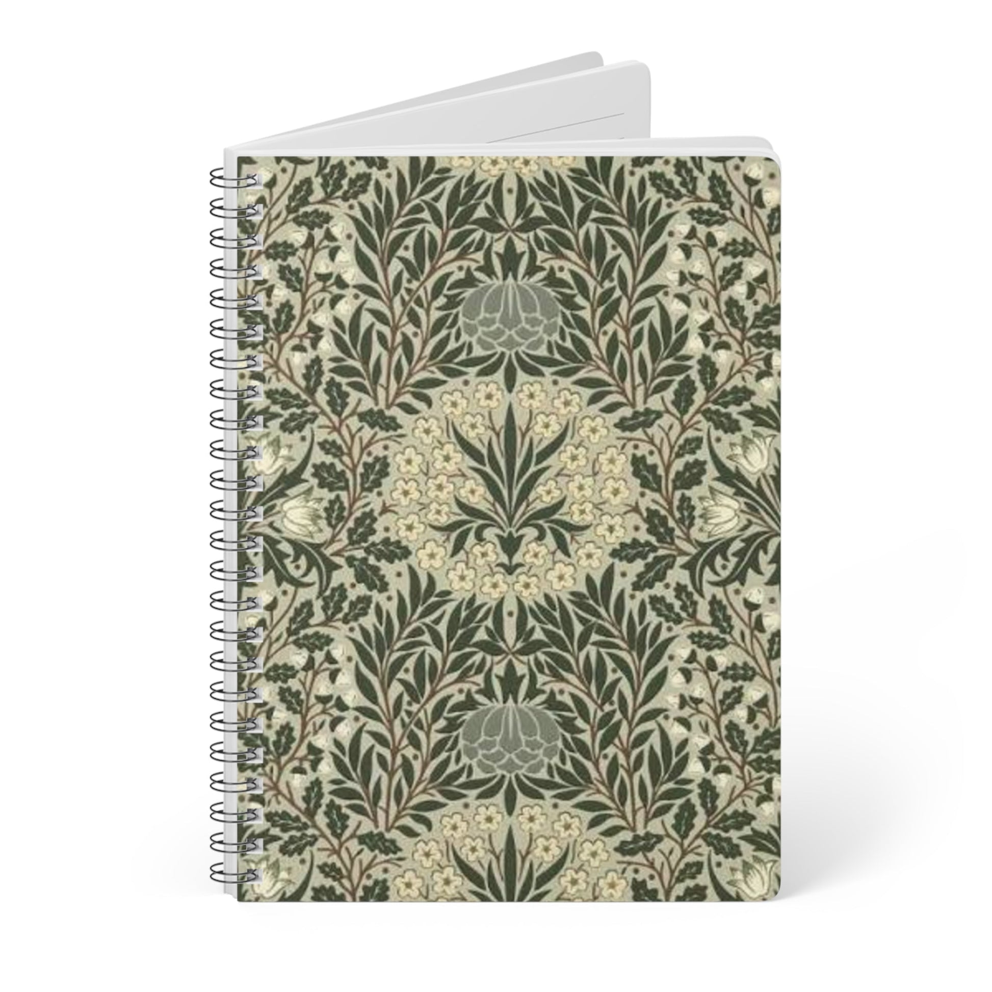 William Morris Notebook - Daisy And Oak design A5 spiralbound