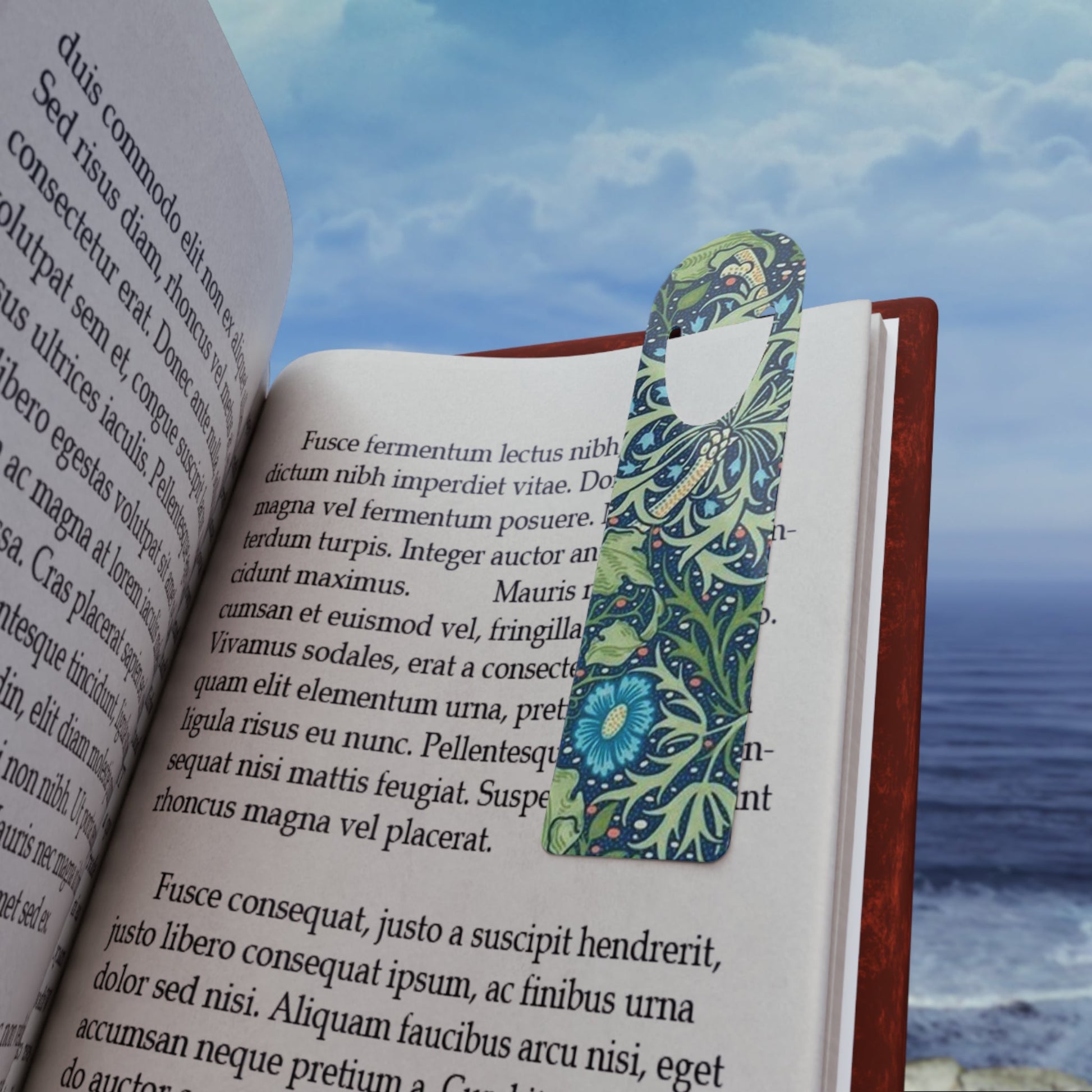 William Morris Seaweed Bookmark - For Readers and Book Lovers