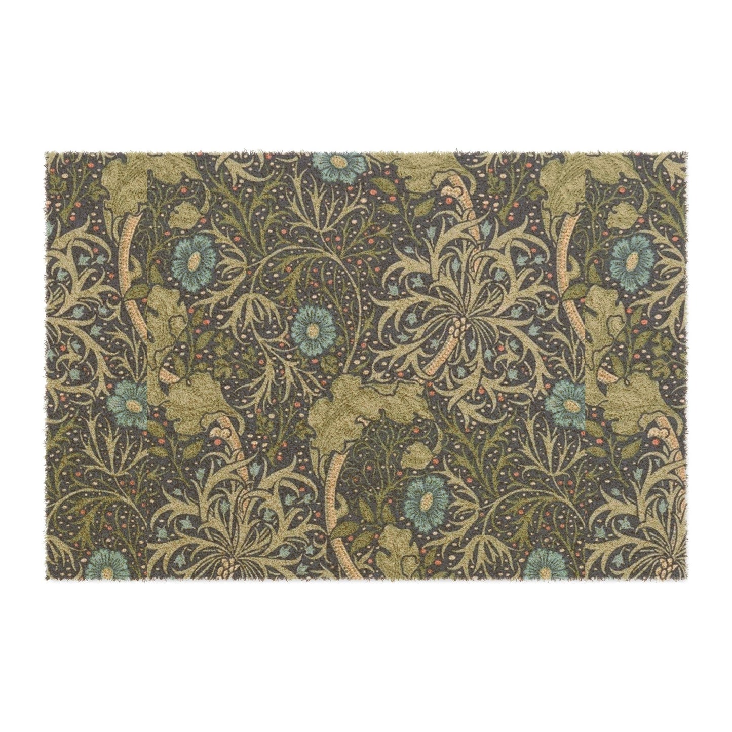 William Morris Seaweed Coir Doormat