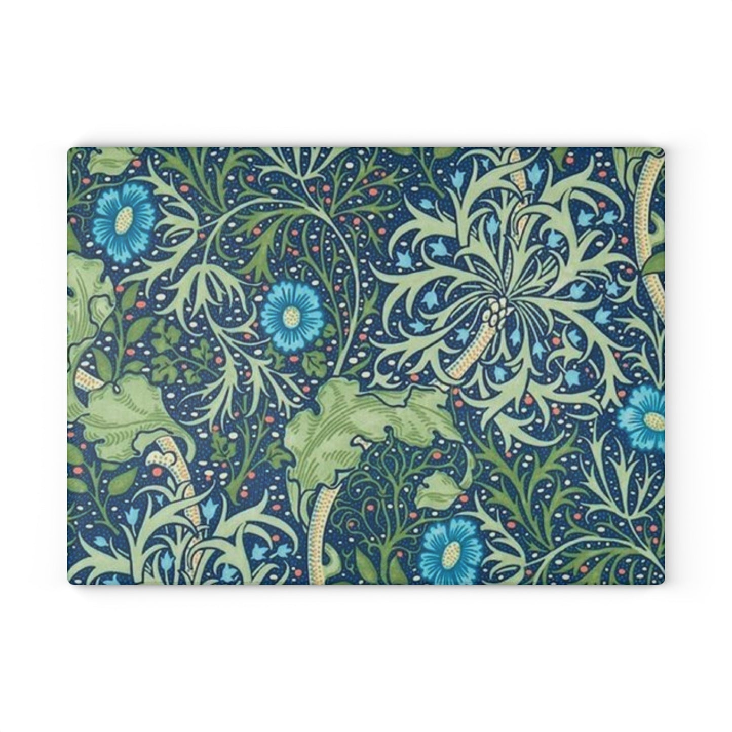 William Morris Seaweed Glass Cutting Board