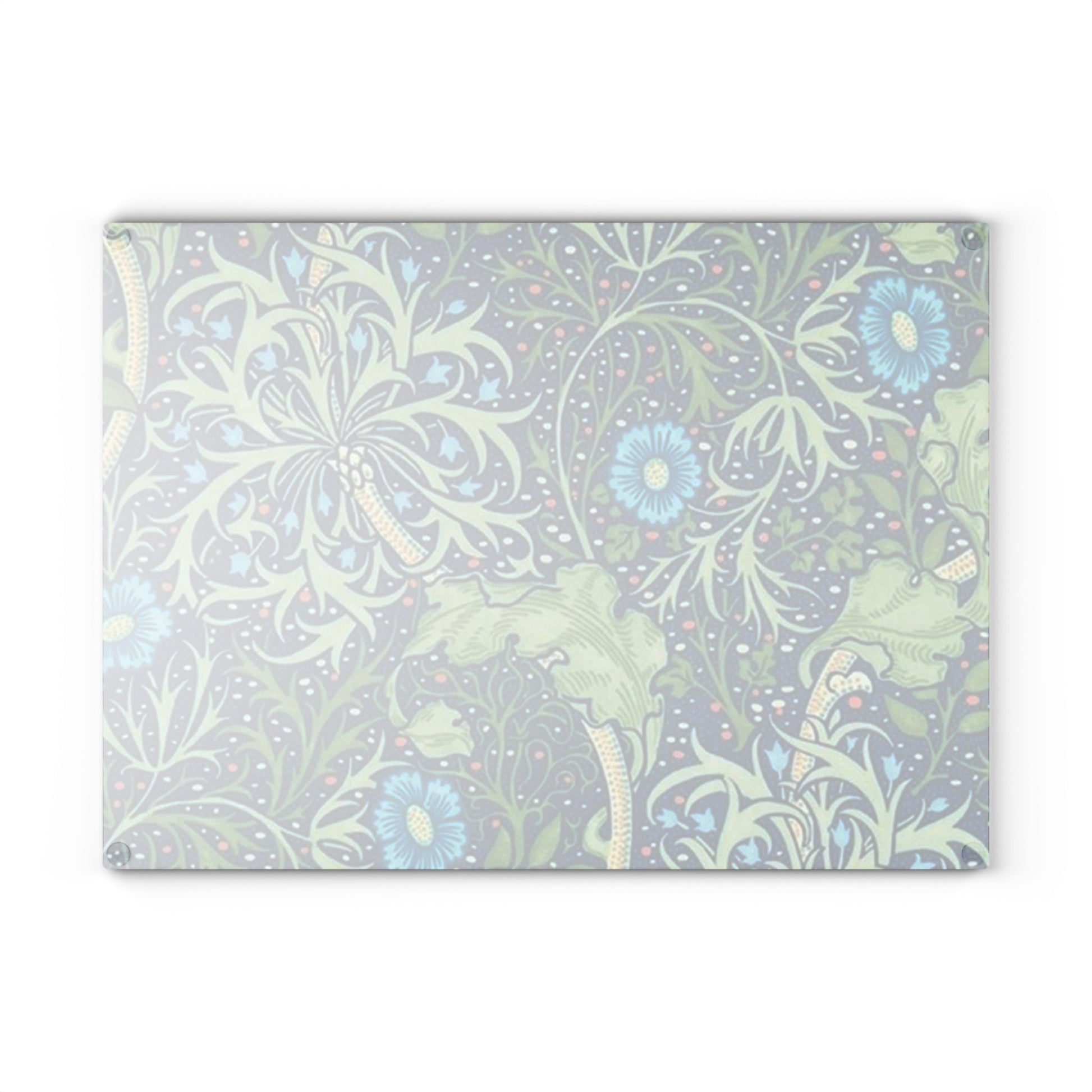 William Morris Seaweed Glass Cutting Board