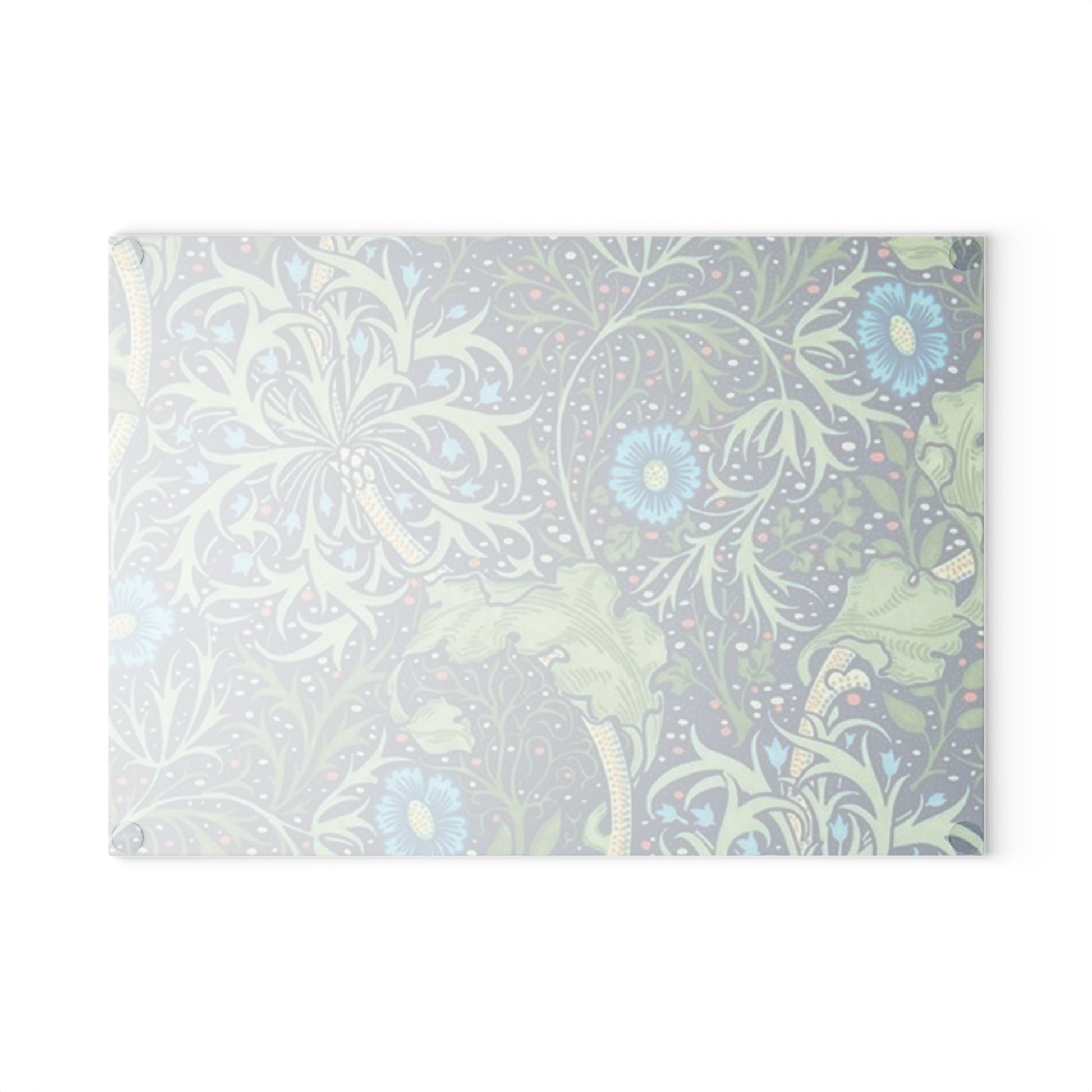 William Morris Seaweed Glass Cutting Board