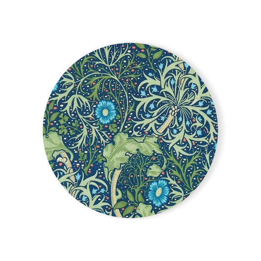 William Morris Seaweed  Individual Coaster