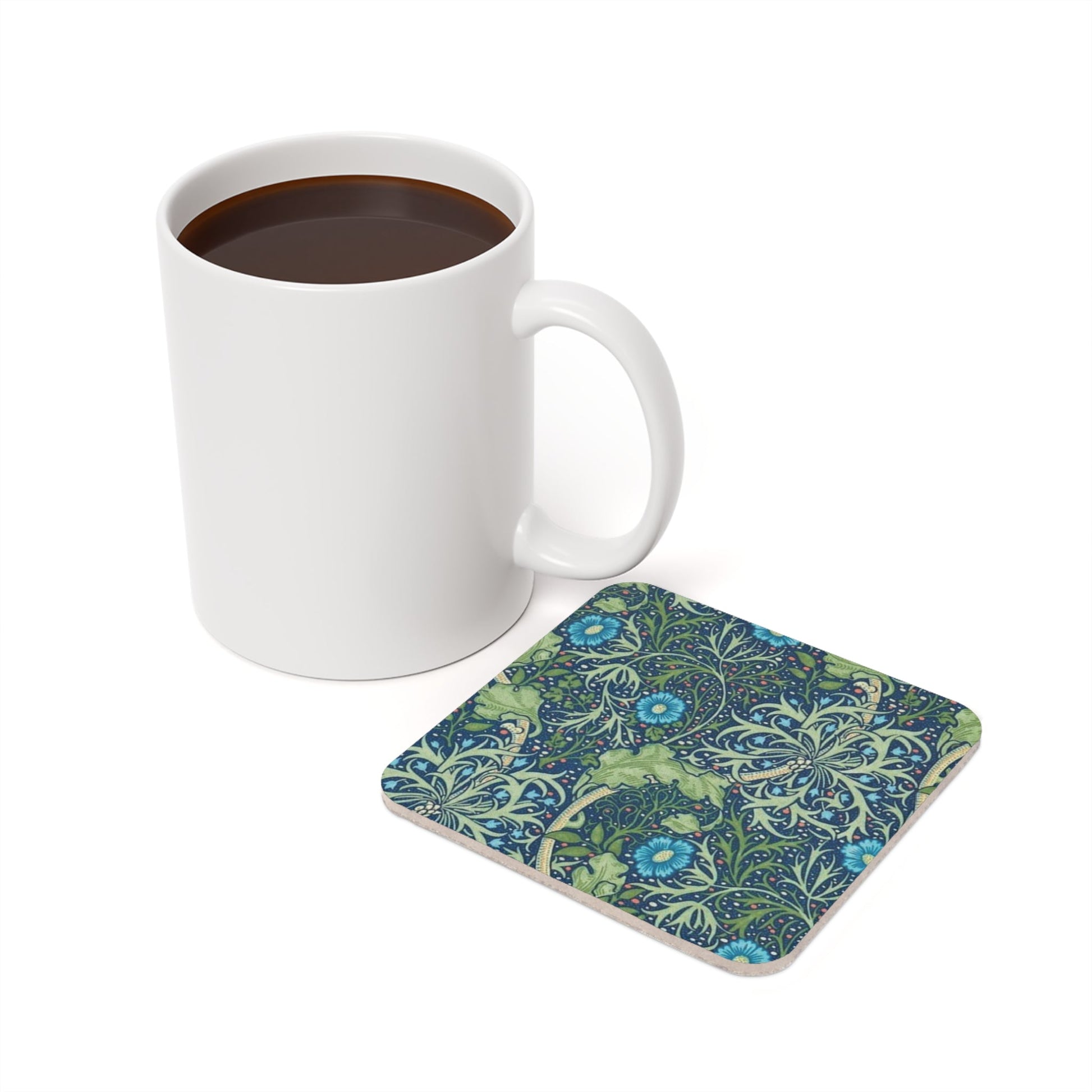 William Morris Seaweed  Individual Coaster