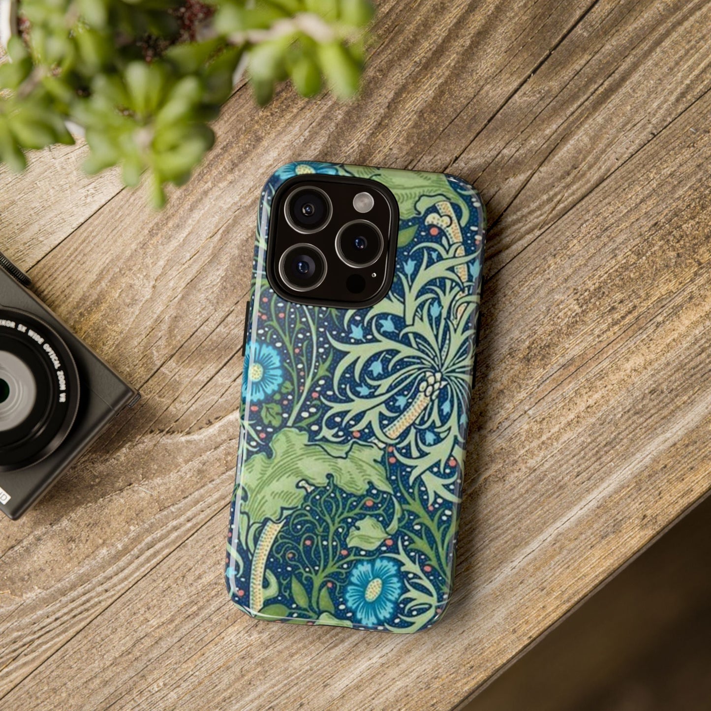 William Morris Seaweed iPhone Tough Case