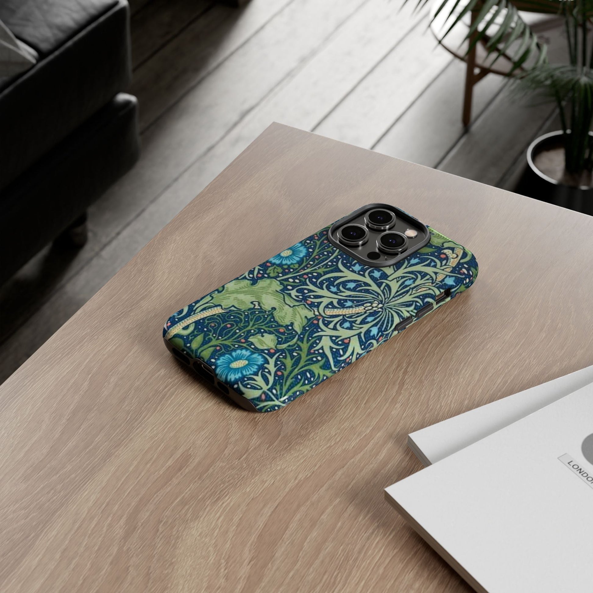 William Morris Seaweed iPhone Tough Case