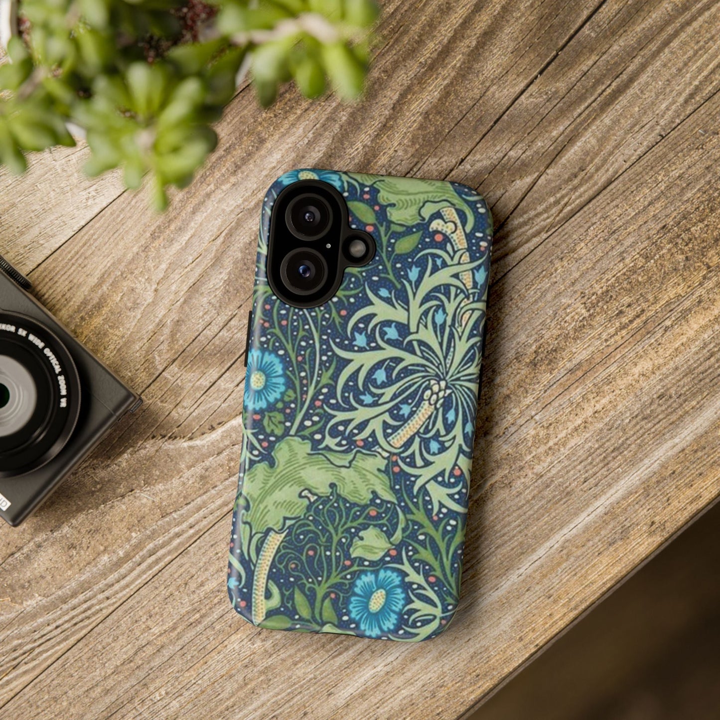 William Morris Seaweed iPhone Tough Case