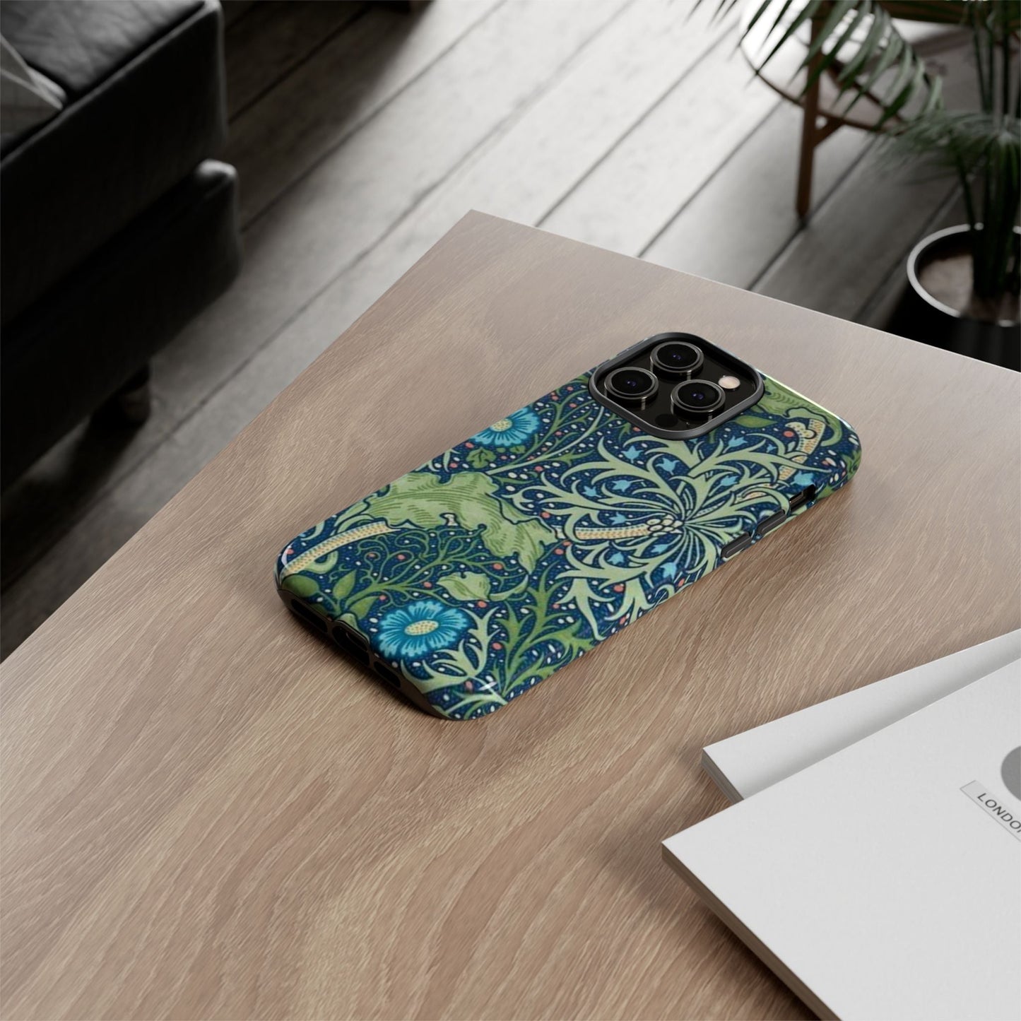 William Morris Seaweed iPhone Tough Case