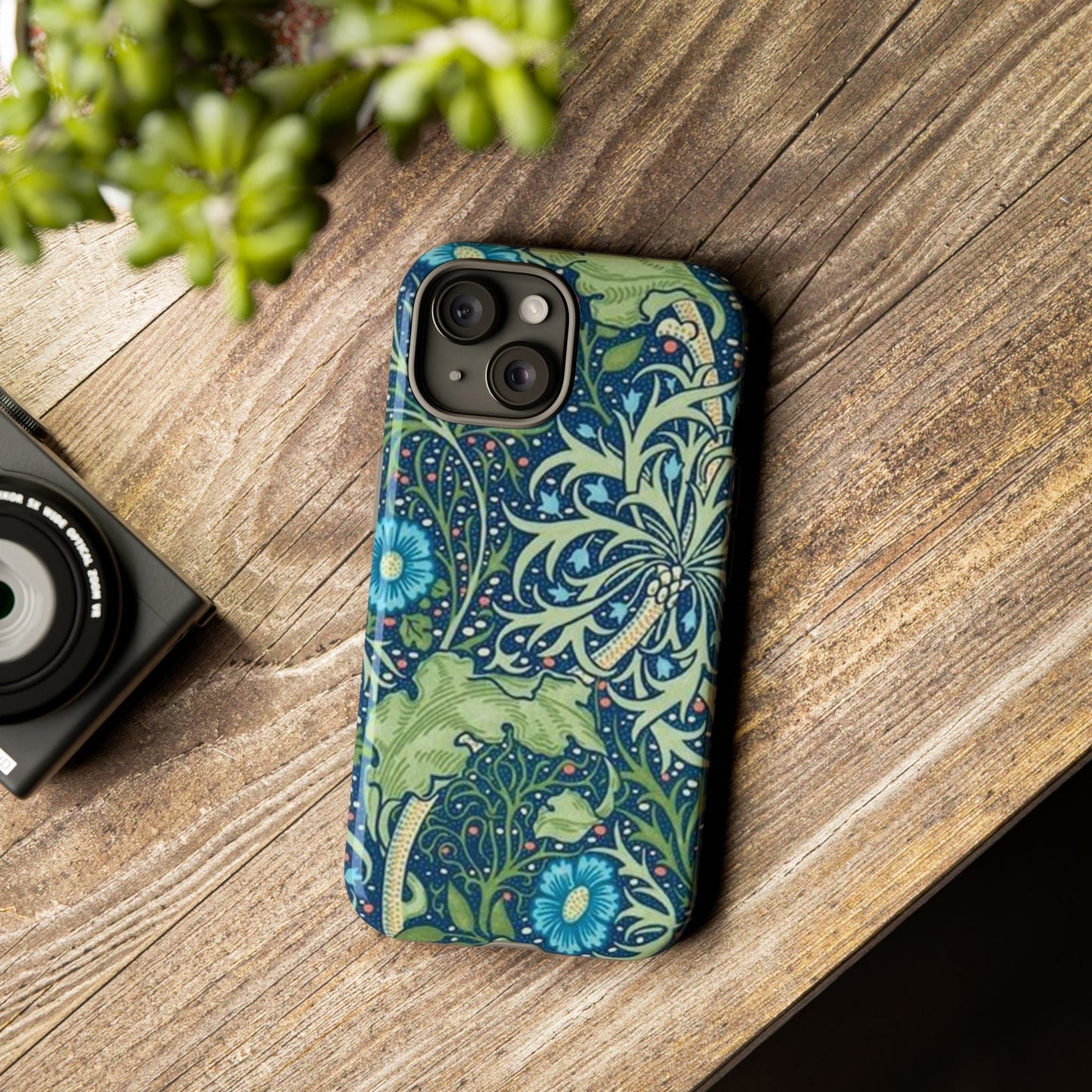 William Morris Seaweed iPhone Tough Case